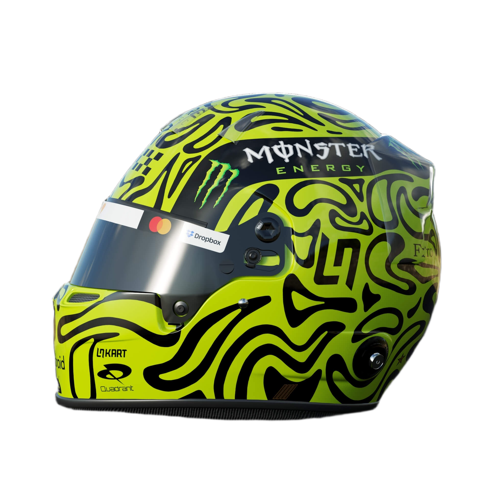 Handcrafted Lando Norris Inspired 2026 Racing Display Helmet – 1:1 Scale