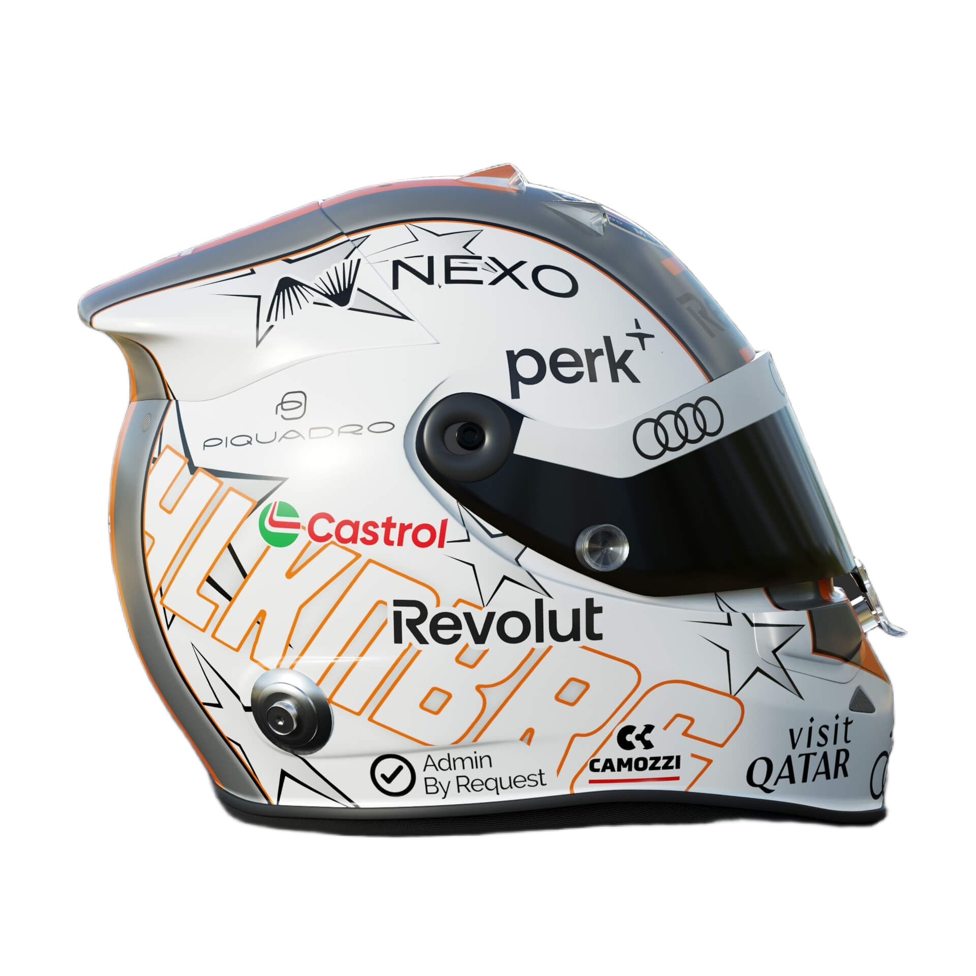 Handcrafted Nico Hulkenberg Inspired 2026 Racing Display Helmet – 1:1 Scale