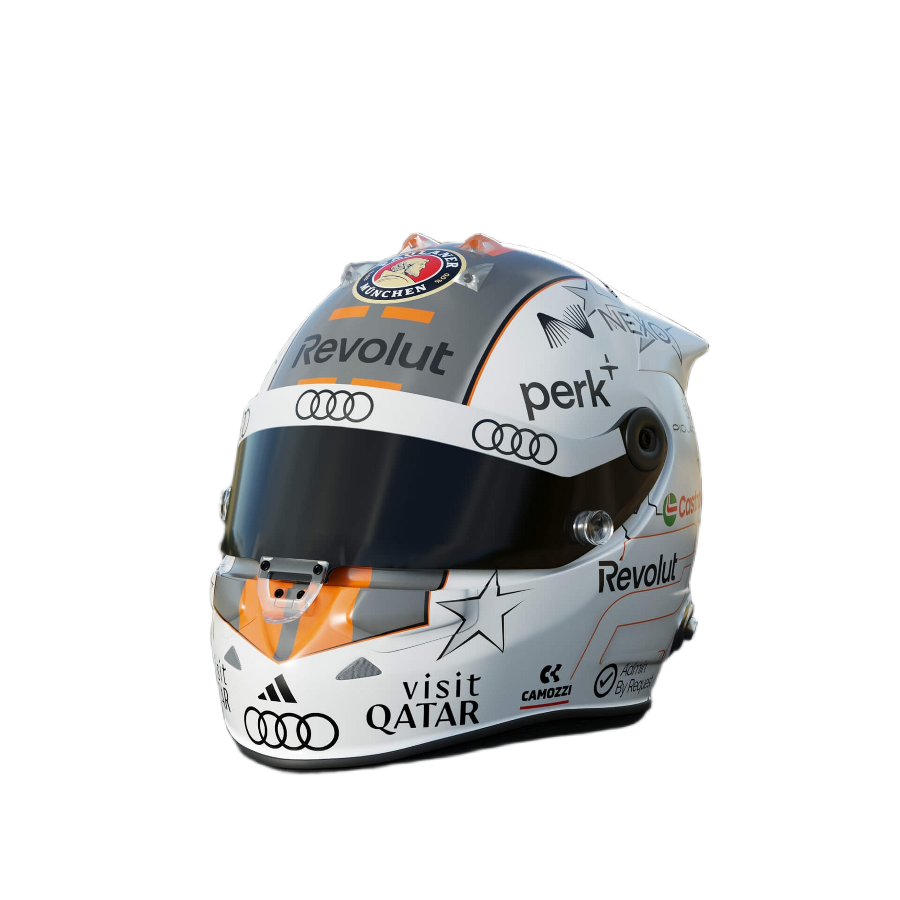 Handcrafted Nico Hulkenberg Inspired 2026 Racing Display Helmet – 1:1 Scale