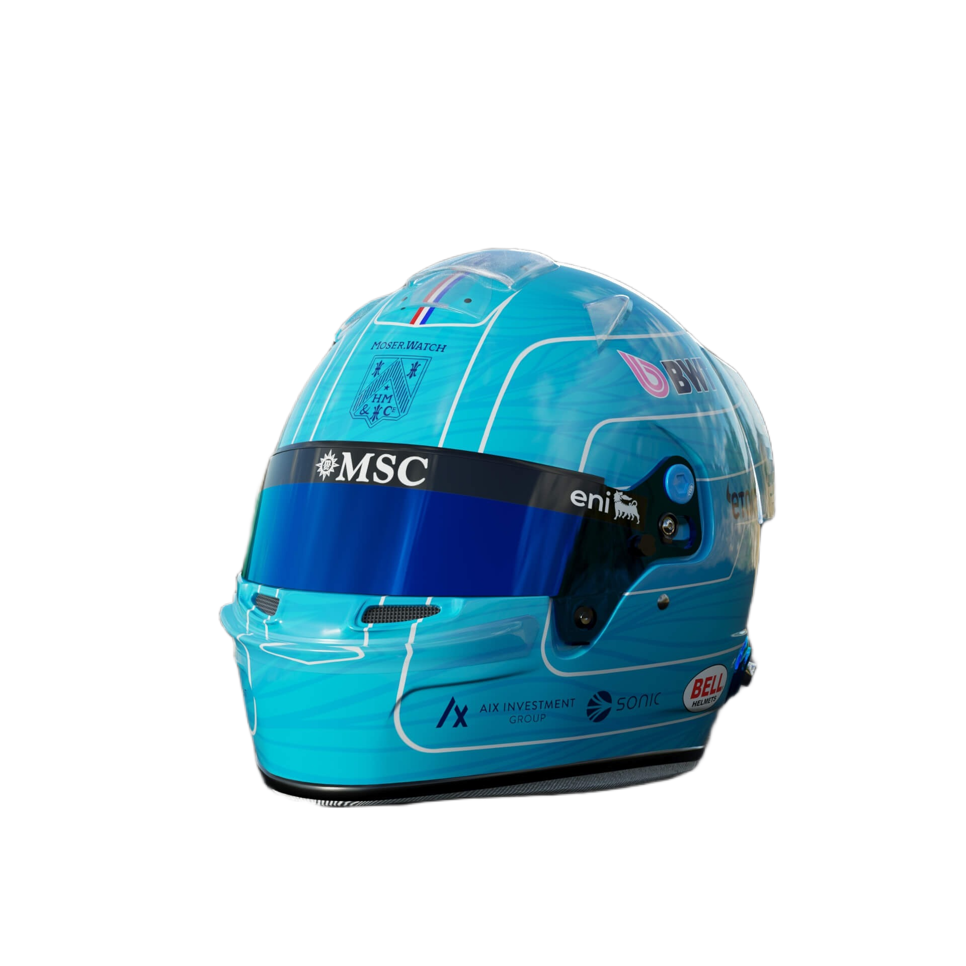 Handcrafted Pierre Gasly Inspired 2026 Racing Display Helmet – 1:1 Scale