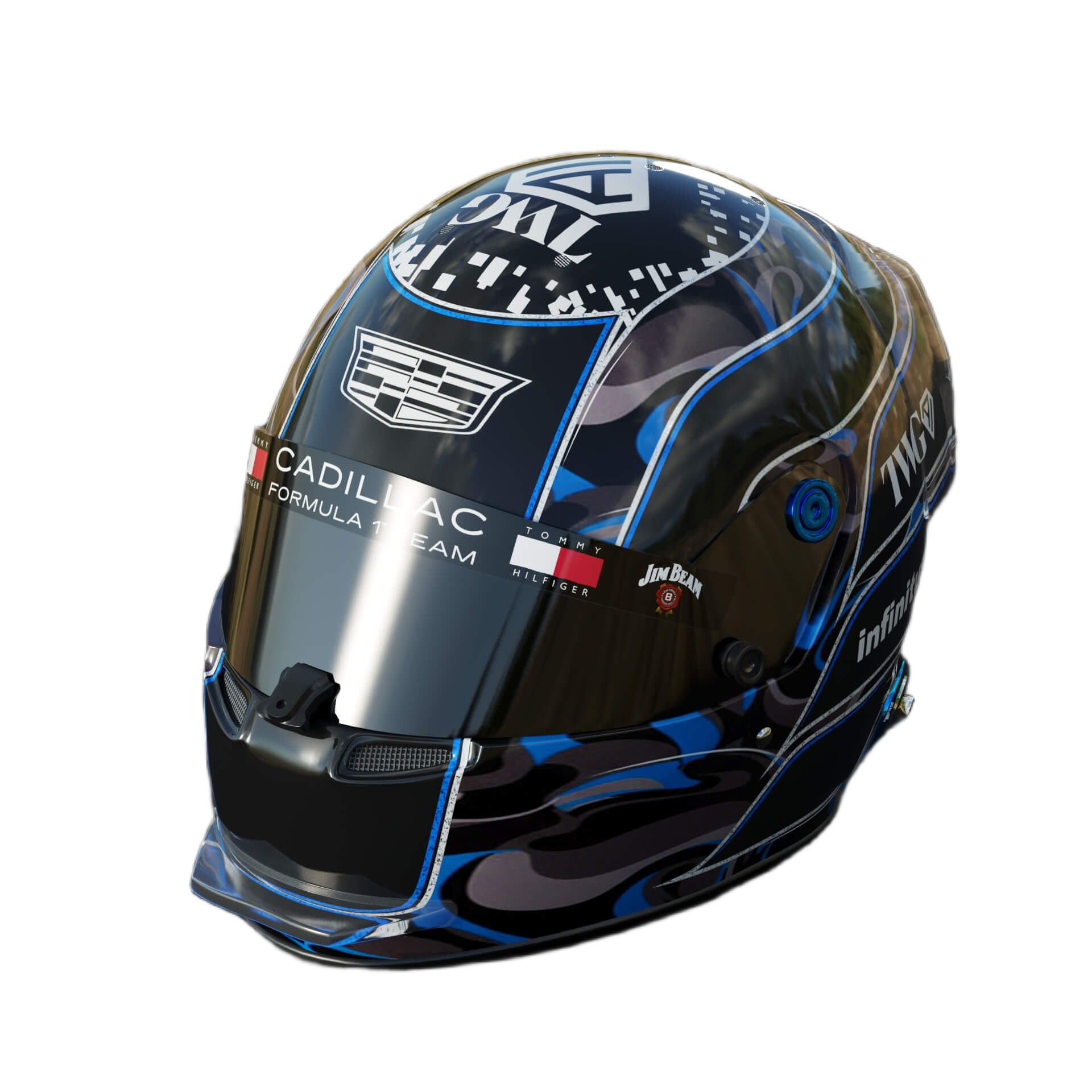Handcrafted Valtteri Bottas Inspired 2026 Racing Display Helmet – 1:1 Scale