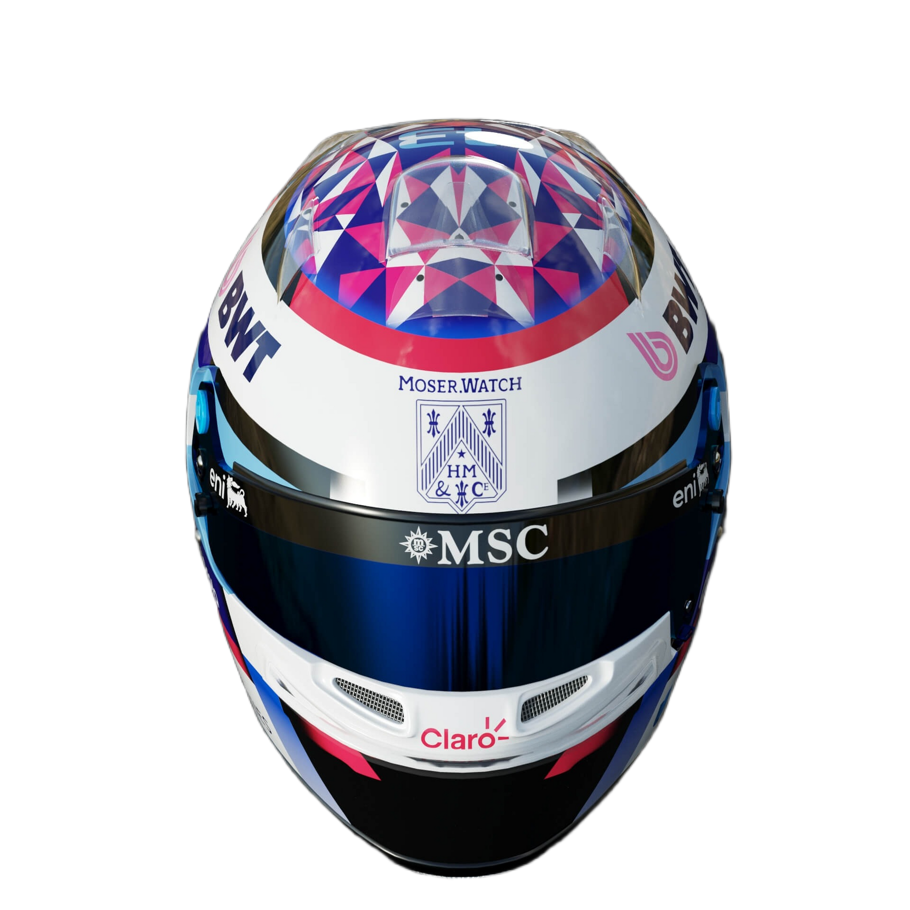 Handcrafted Franco Colapinto Inspired 2026 Racing Display Helmet – 1:1 Scale