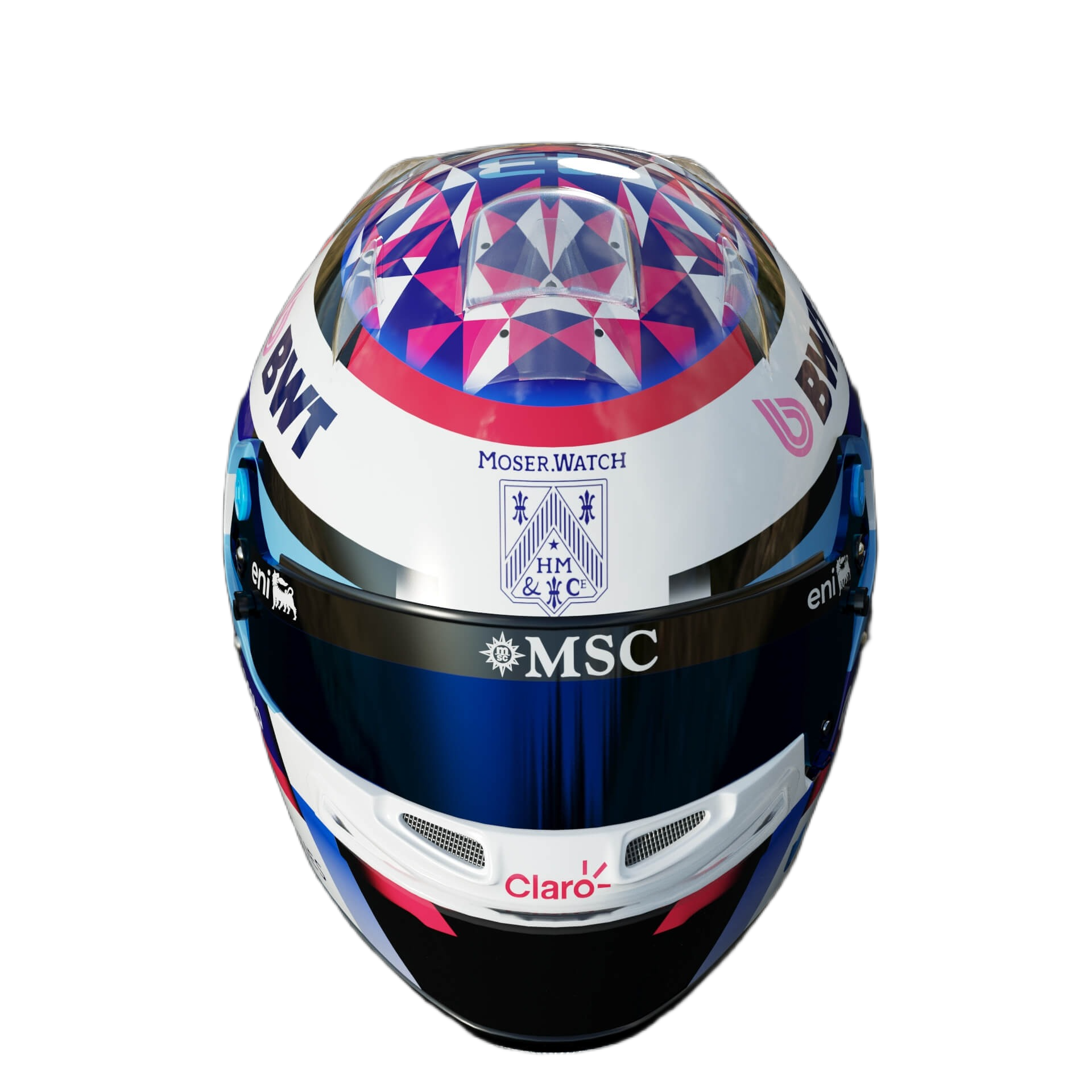 Handcrafted Franco Colapinto Inspired 2026 Racing Display Helmet – 1:1 Scale
