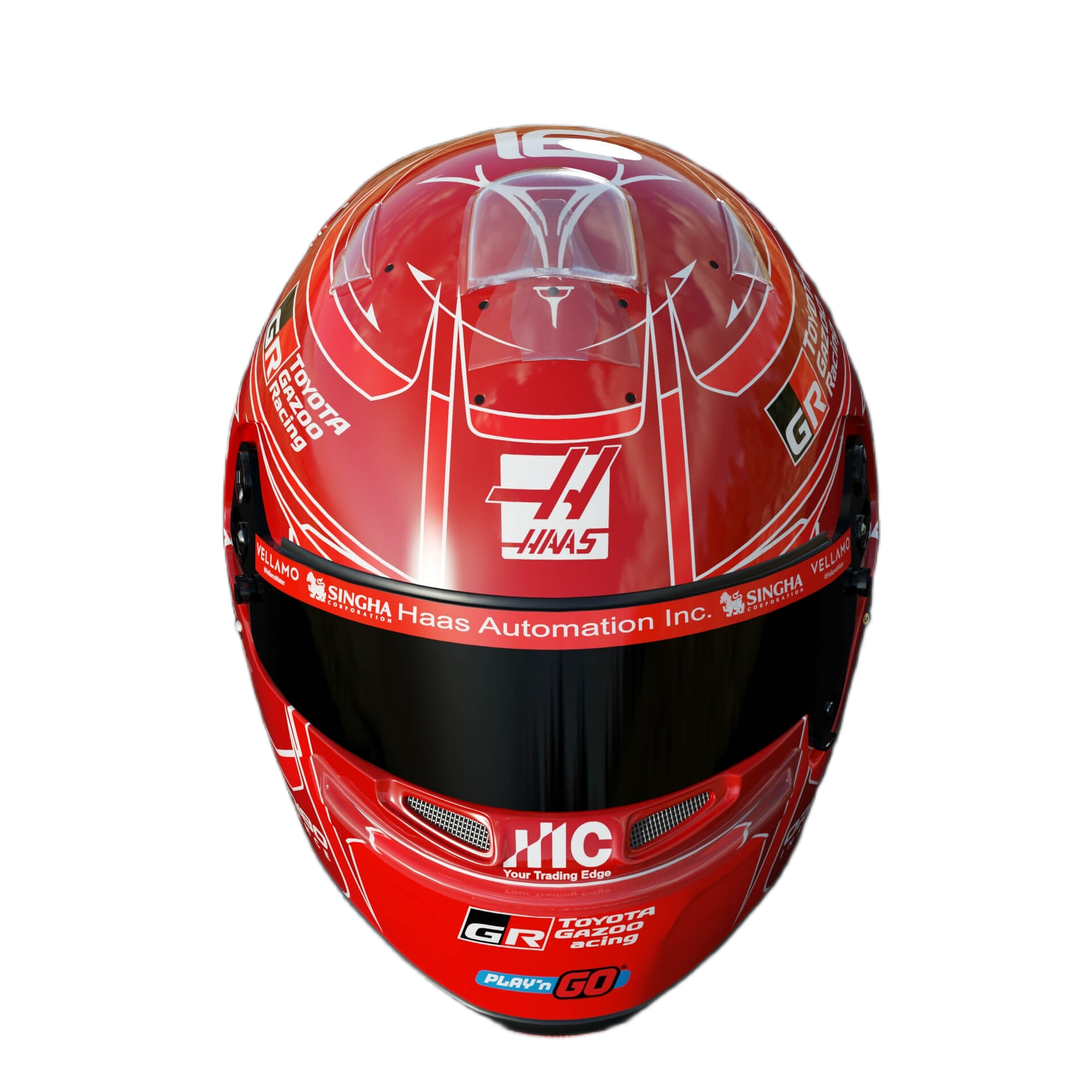 Handcrafted Esteban Ocon Inspired 2026 Racing Display Helmet – 1:1 Scale