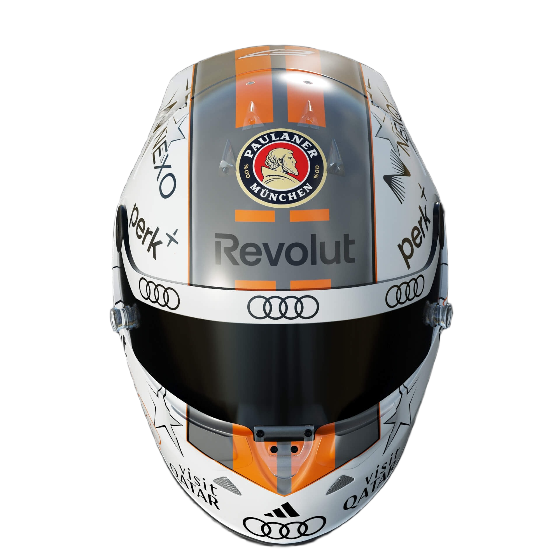 Handcrafted Nico Hulkenberg Inspired 2026 Racing Display Helmet – 1:1 Scale