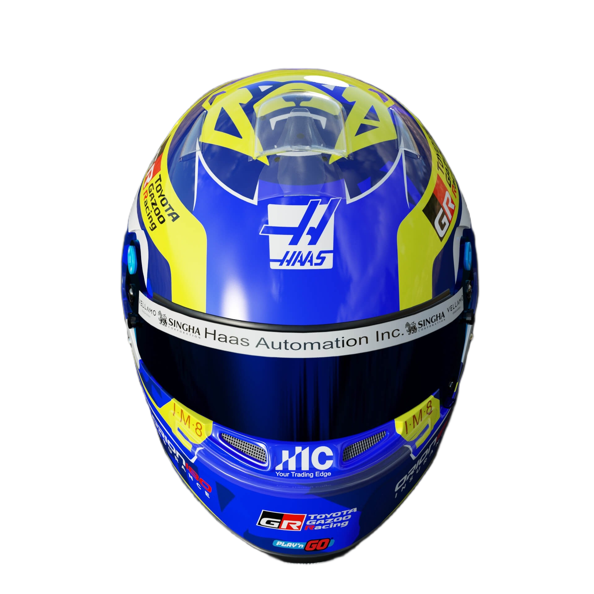 Handcrafted Oliver Bearman Inspired 2026 Racing Display Helmet – 1:1 Scale