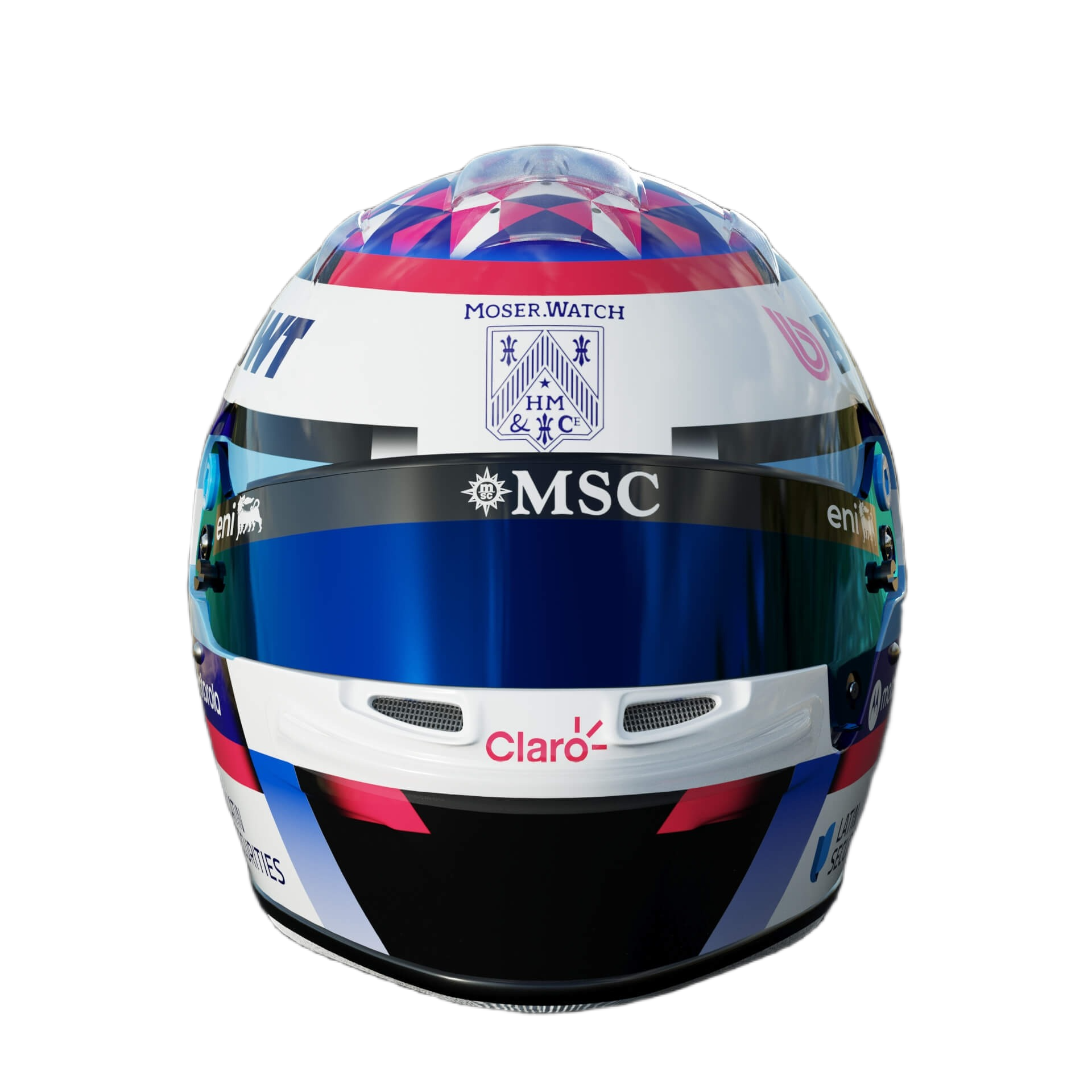 Handcrafted Franco Colapinto Inspired 2026 Racing Display Helmet – 1:1 Scale