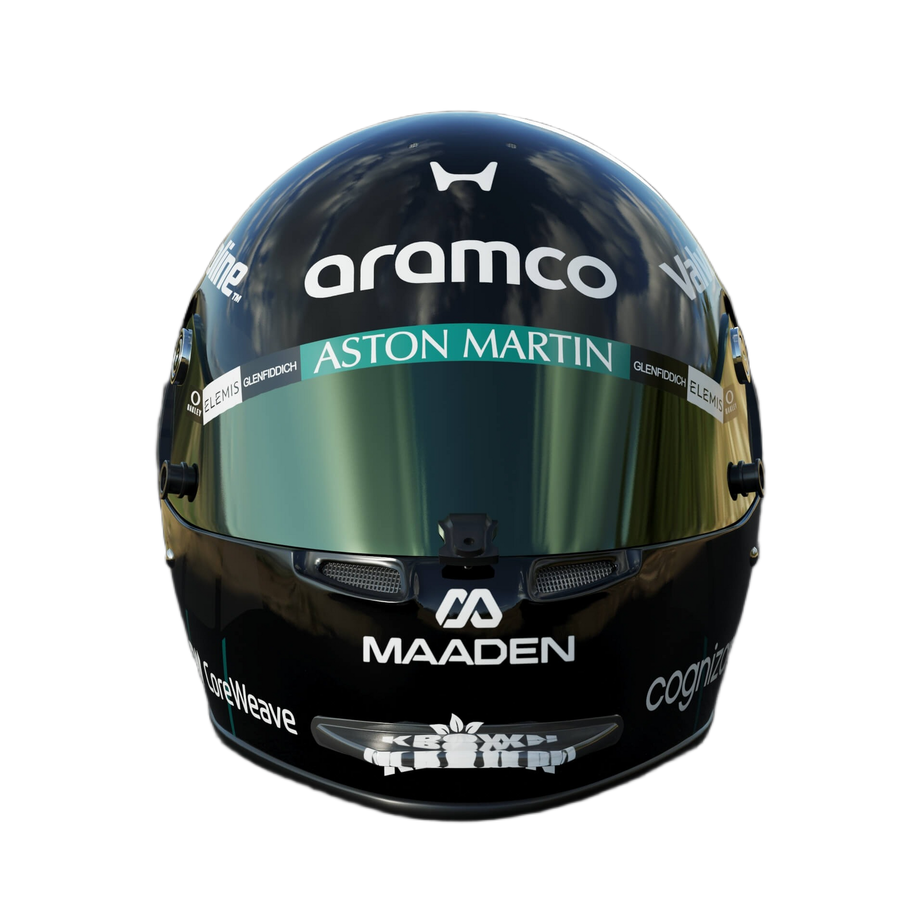Handcrafted Lance Stroll Inspired 2026 Racing Display Helmet – 1:1 Scale