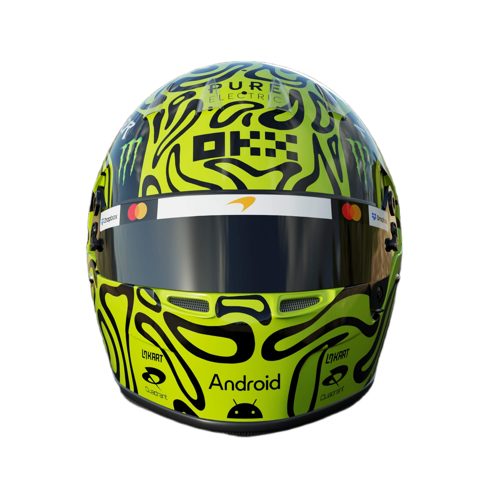 Handcrafted Lando Norris Inspired 2026 Racing Display Helmet – 1:1 Scale