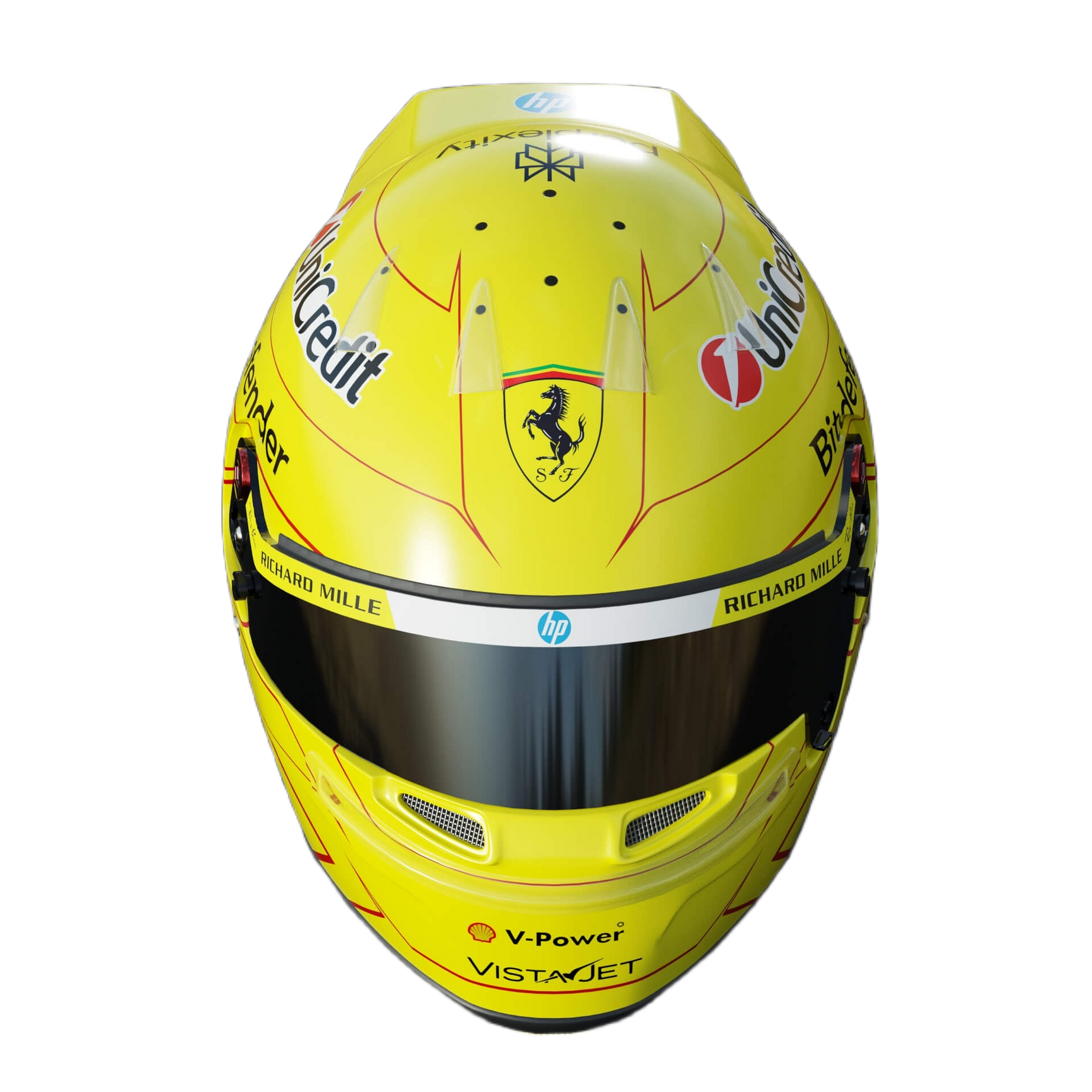 Handcrafted Lewis Hamilton Inspired 2026 Racing Display Helmet – 1:1 Scale