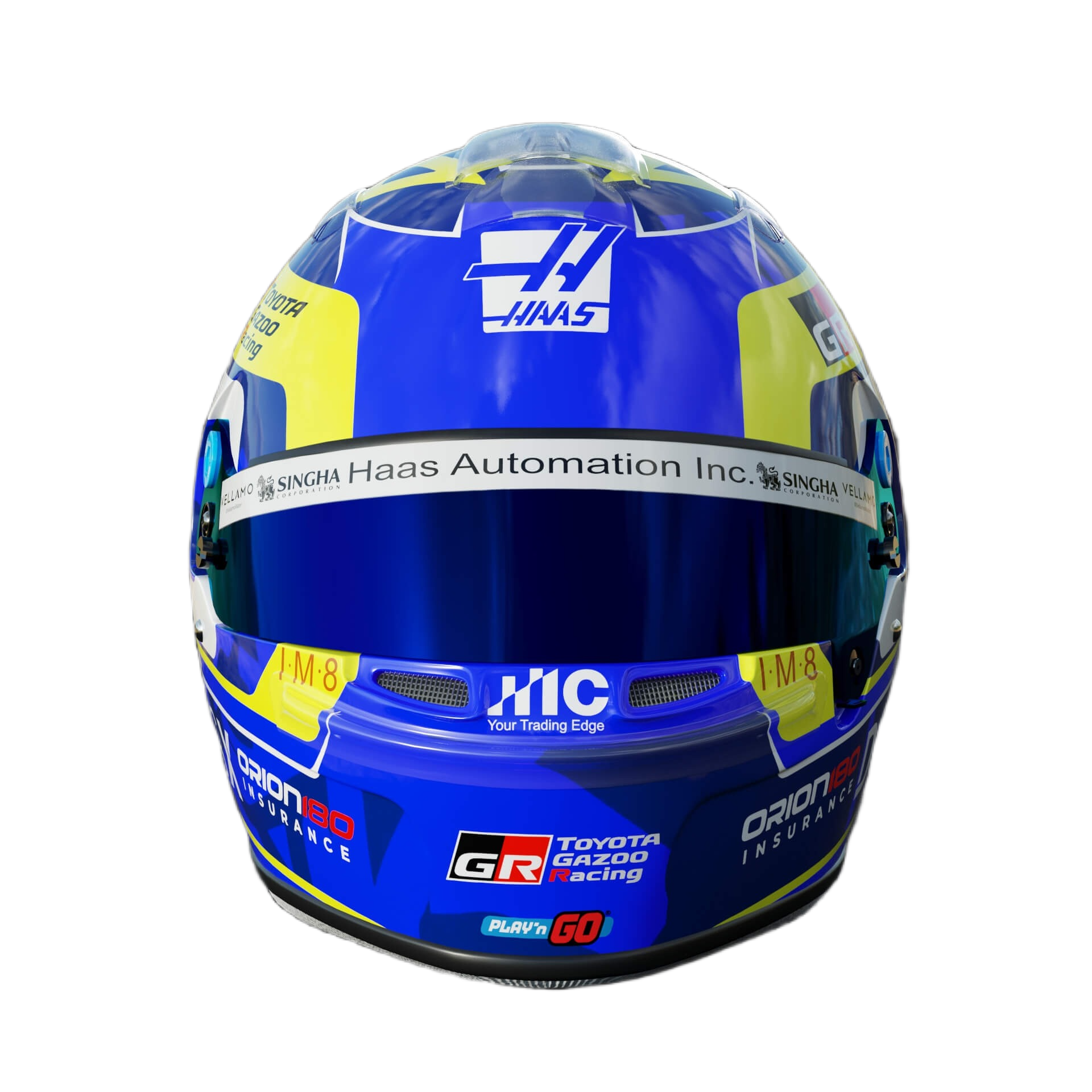 Handcrafted Oliver Bearman Inspired 2026 Racing Display Helmet – 1:1 Scale