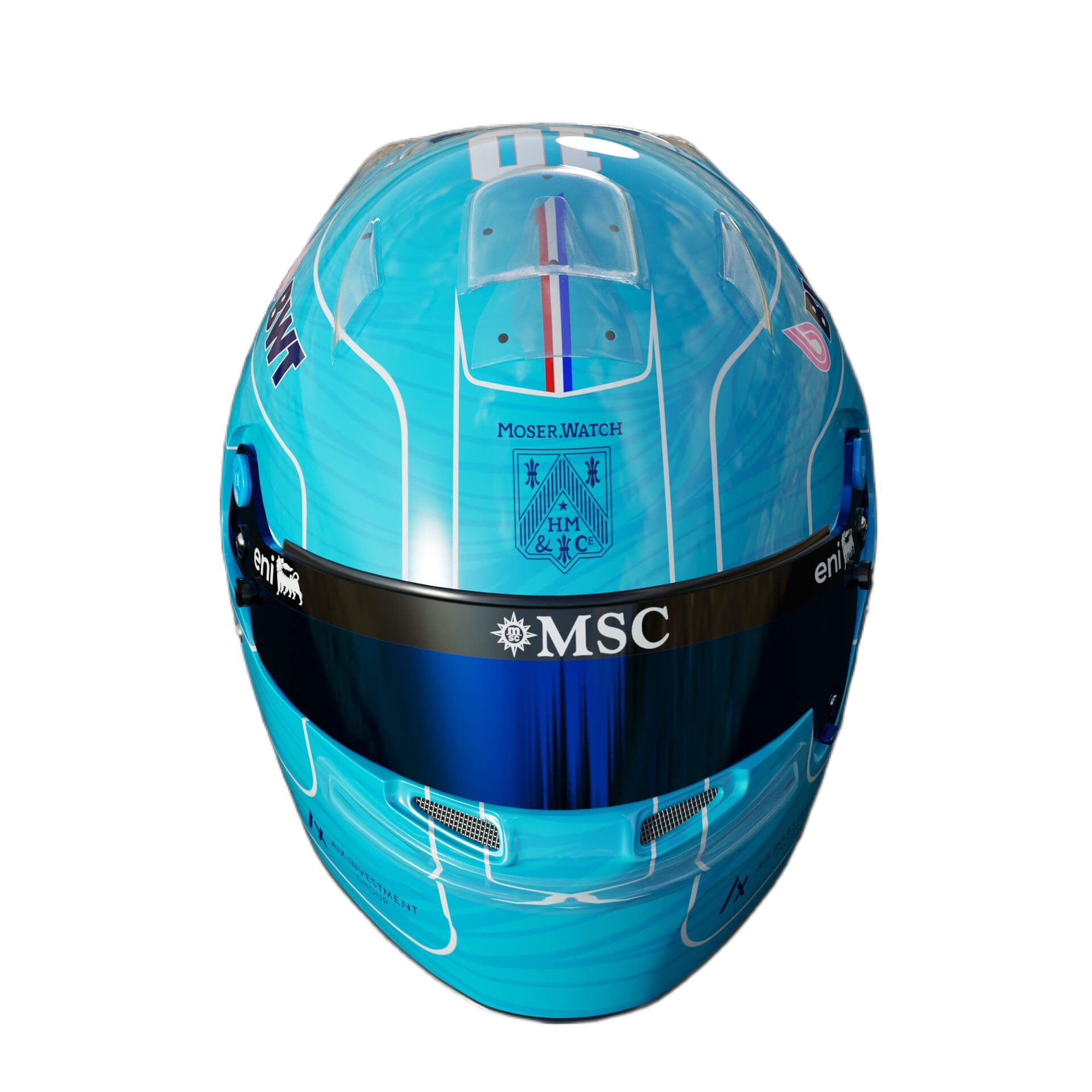 Handcrafted Pierre Gasly Inspired 2026 Racing Display Helmet – 1:1 Scale