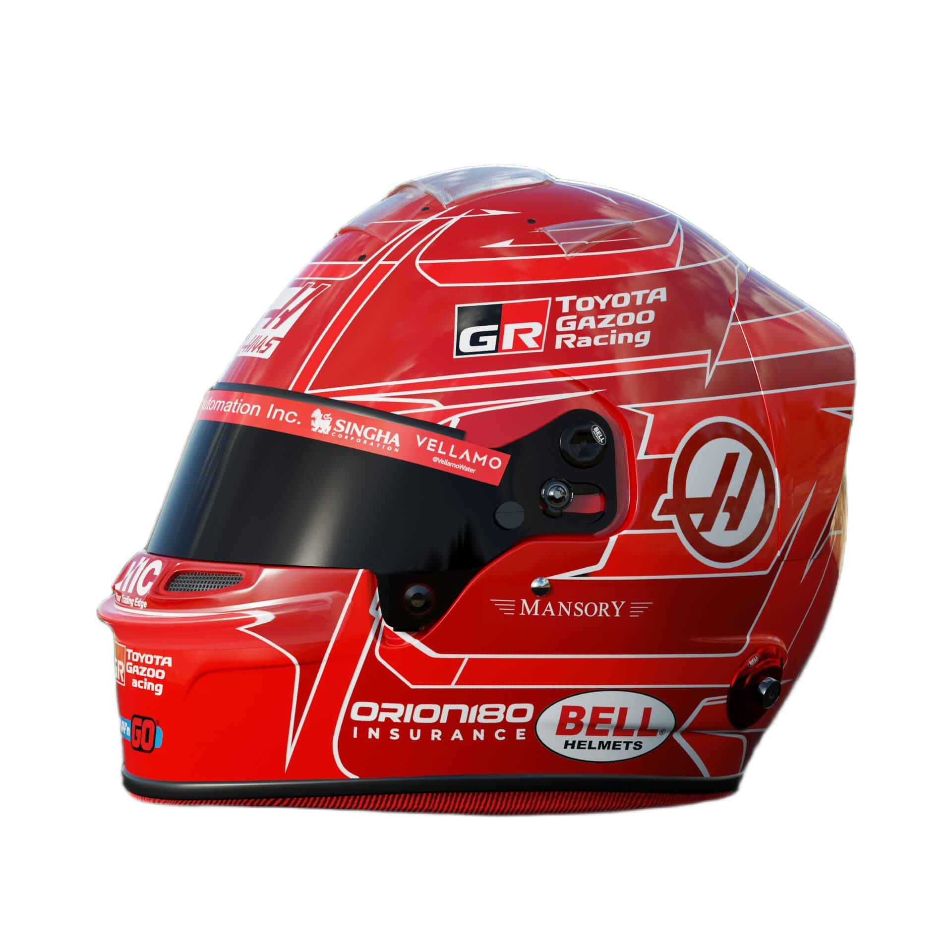 Handcrafted Esteban Ocon Inspired 2026 Racing Display Helmet – 1:1 Scale