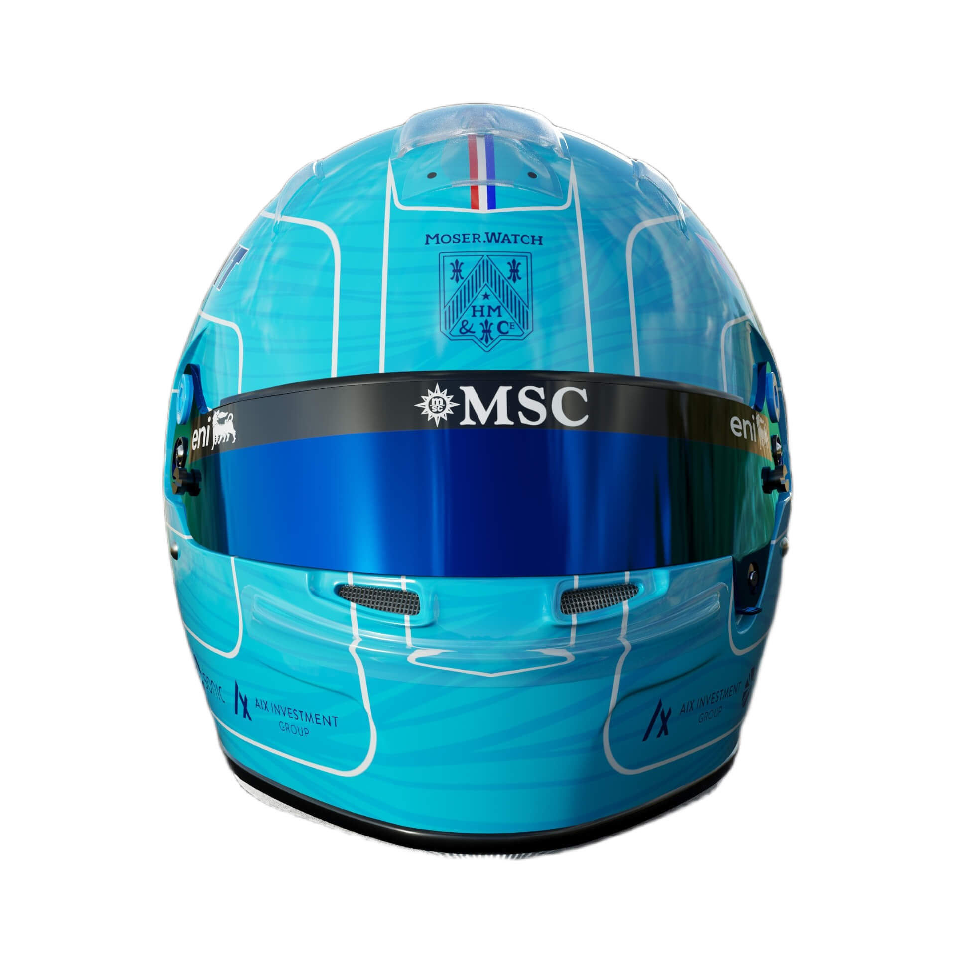 Handcrafted Pierre Gasly Inspired 2026 Racing Display Helmet – 1:1 Scale