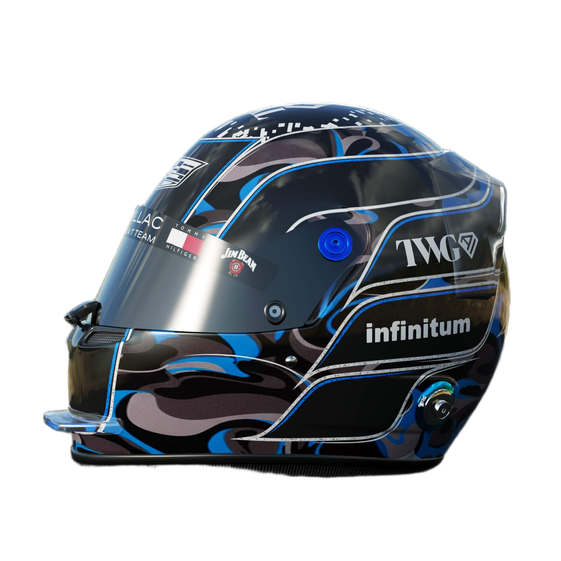 Handcrafted Valtteri Bottas Inspired 2026 Racing Display Helmet – 1:1 Scale