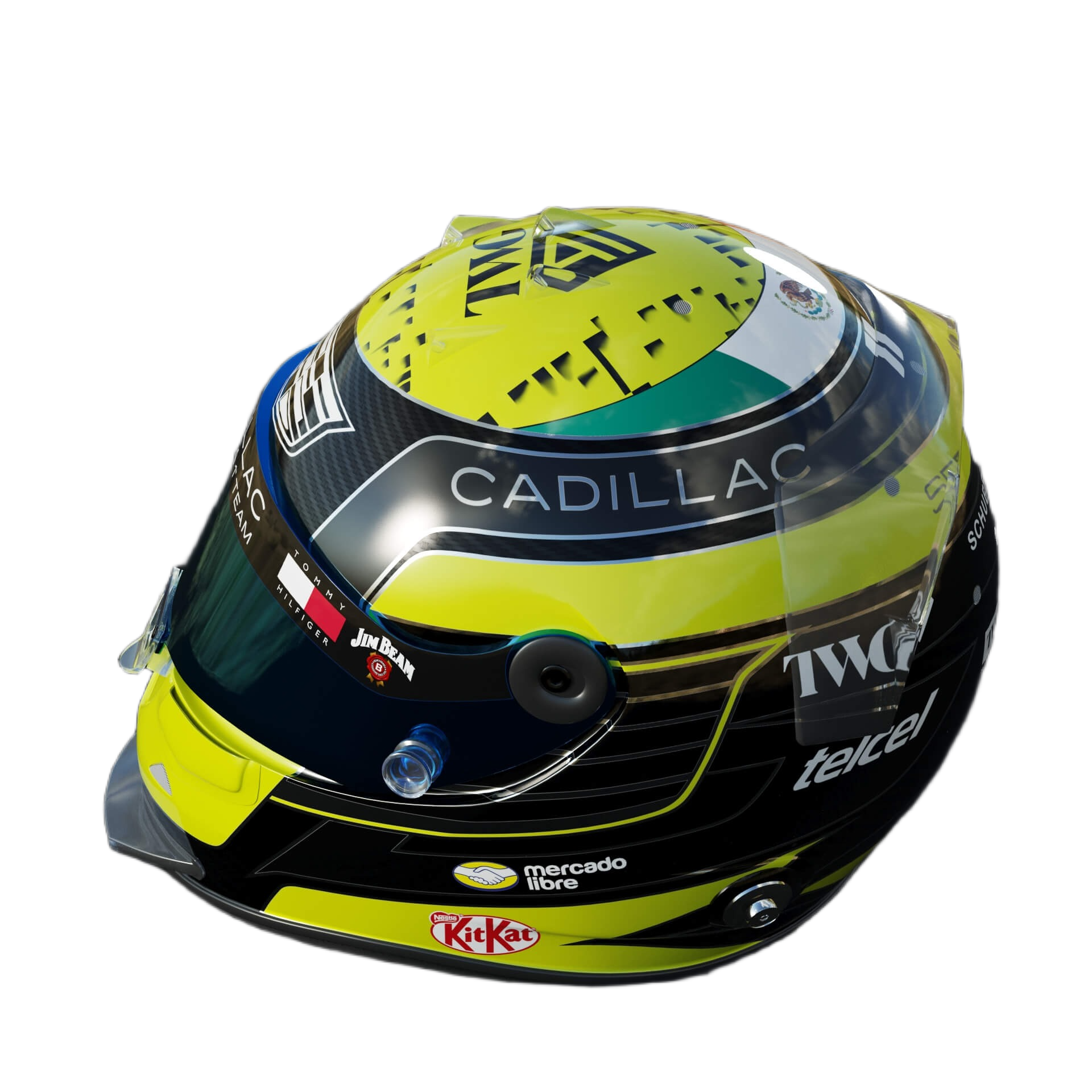 Handcrafted Sergio Perez Inspired 2026 Racing Display Helmet – 1:1 Scale