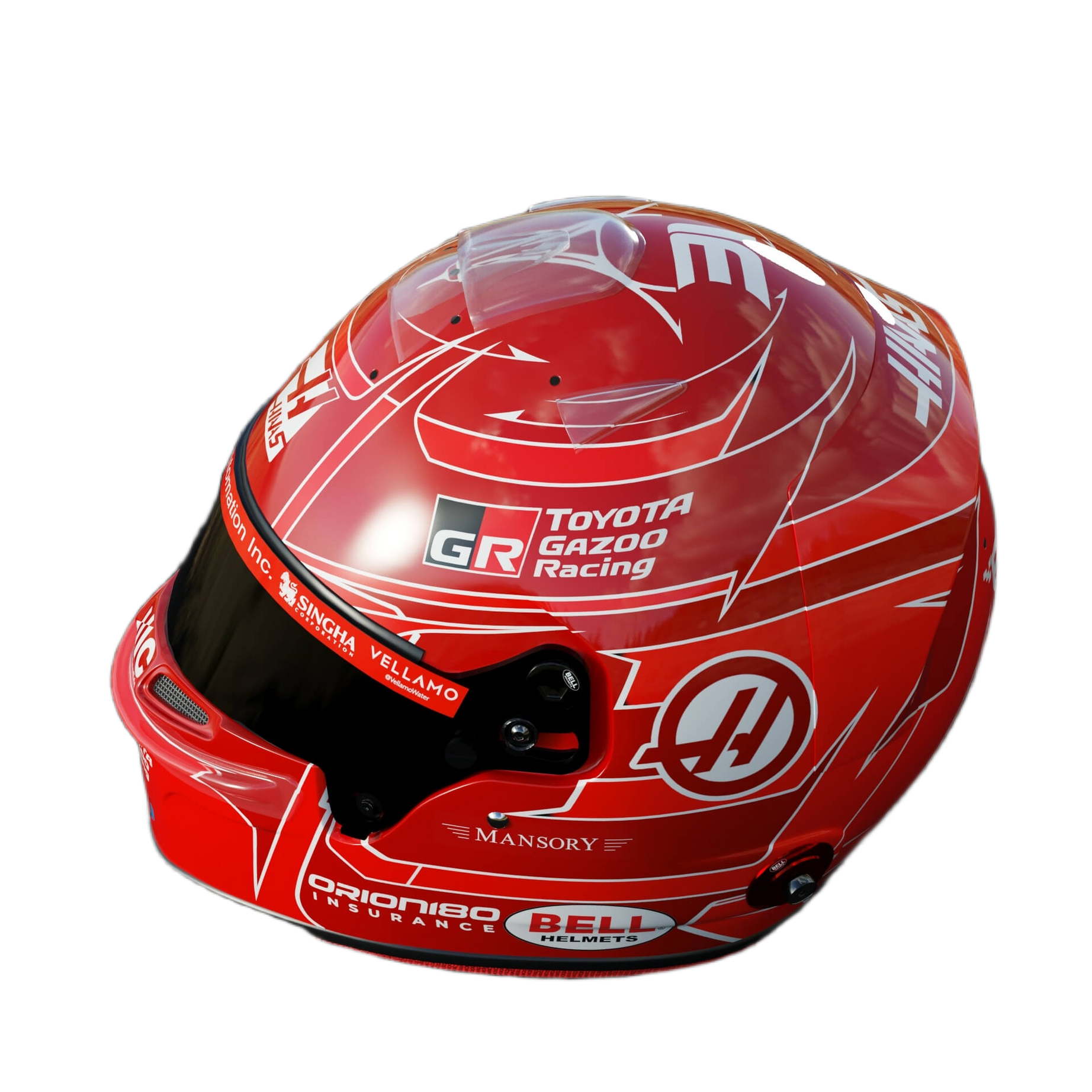 Handcrafted Esteban Ocon Inspired 2026 Racing Display Helmet – 1:1 Scale