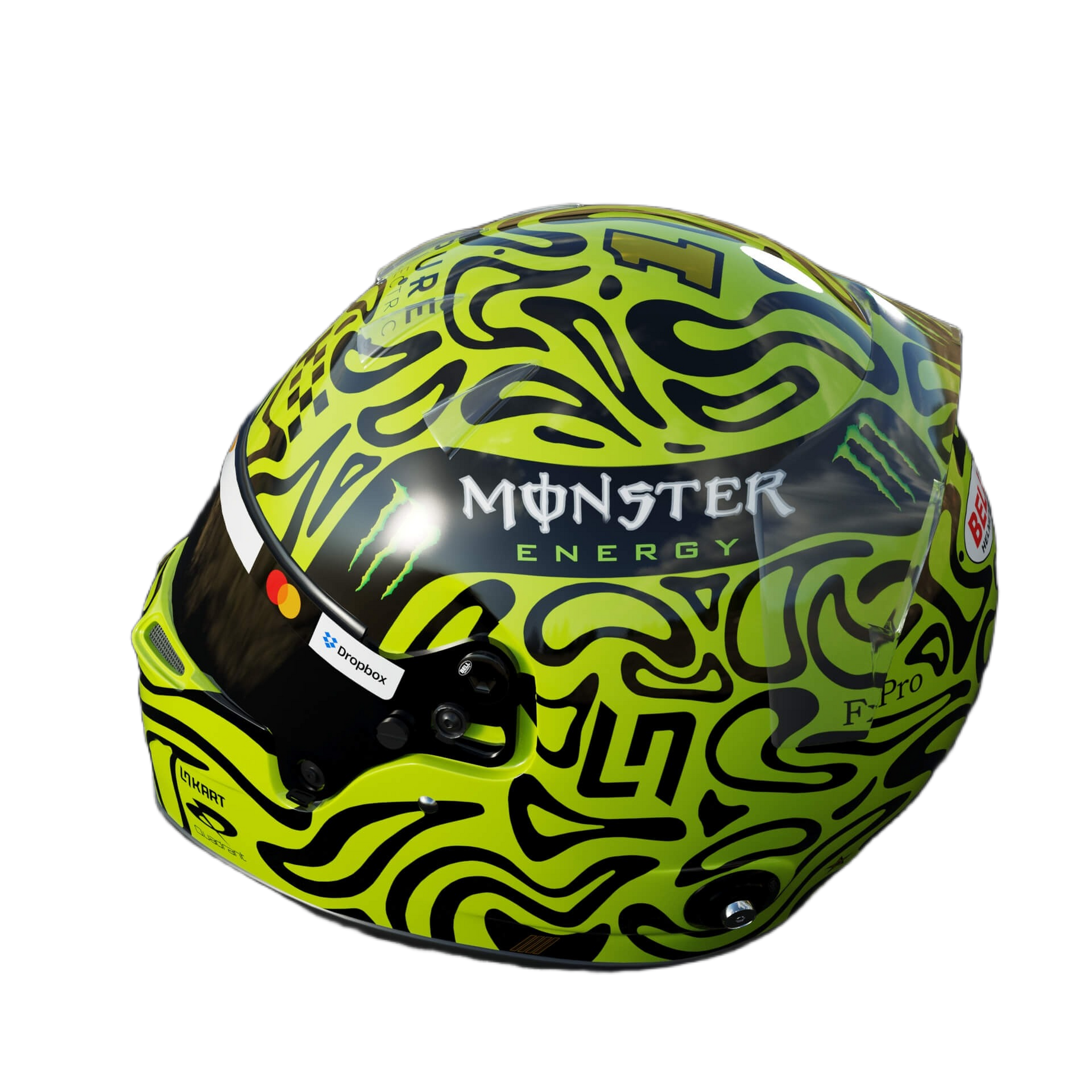 Handcrafted Lando Norris Inspired 2026 Racing Display Helmet – 1:1 Scale