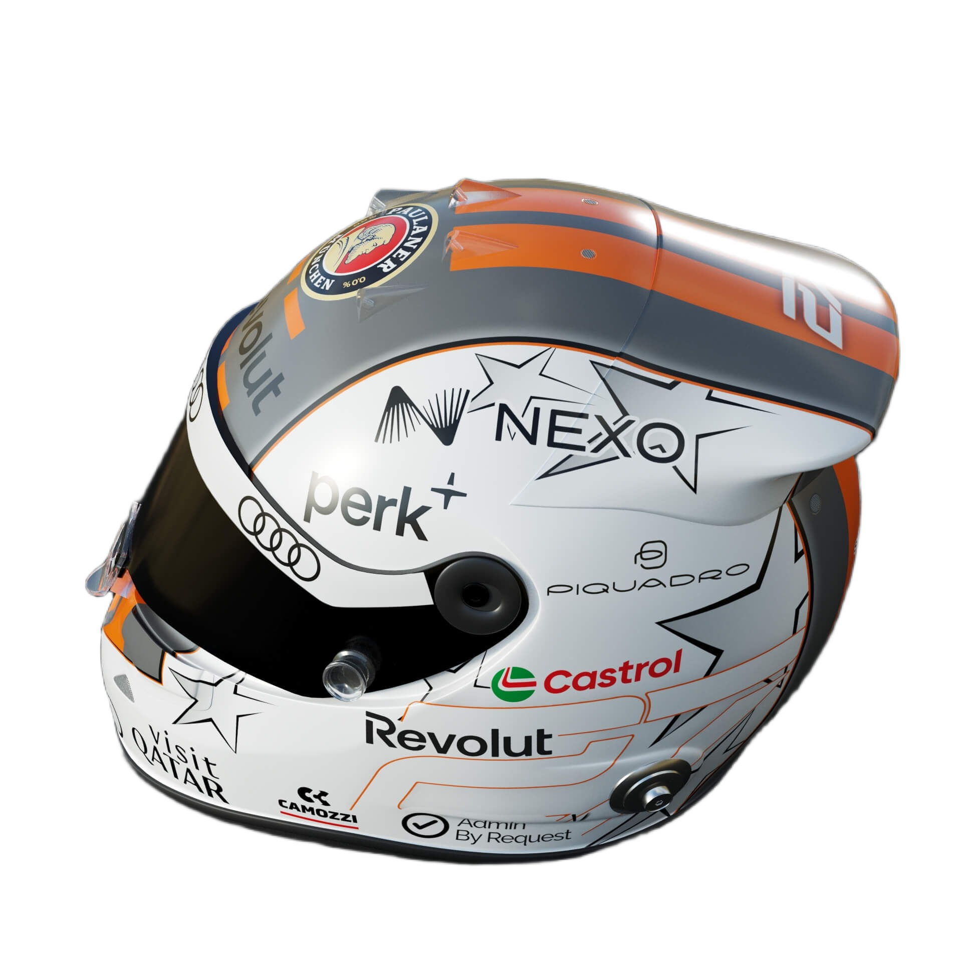 Handcrafted Nico Hulkenberg Inspired 2026 Racing Display Helmet – 1:1 Scale
