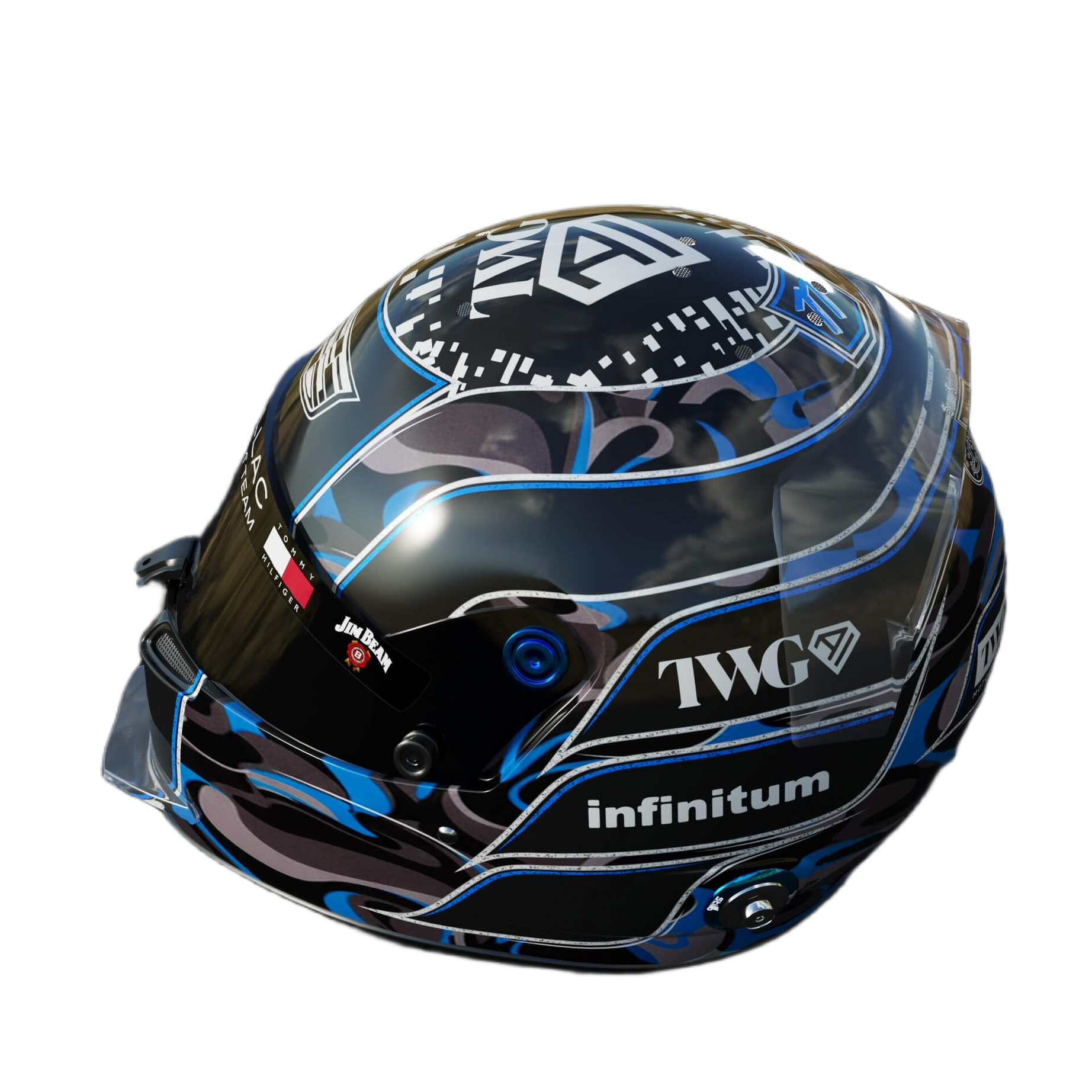 Handcrafted Valtteri Bottas Inspired 2026 Racing Display Helmet – 1:1 Scale