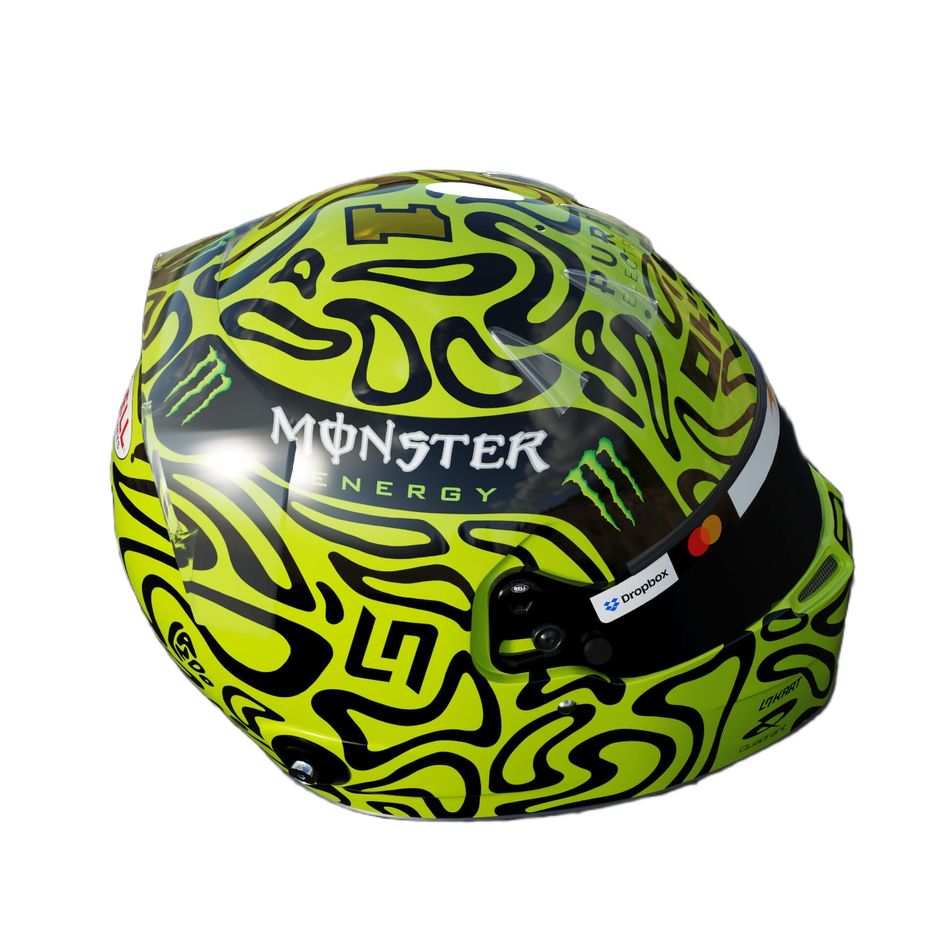 Handcrafted Lando Norris Inspired 2026 Racing Display Helmet – 1:1 Scale
