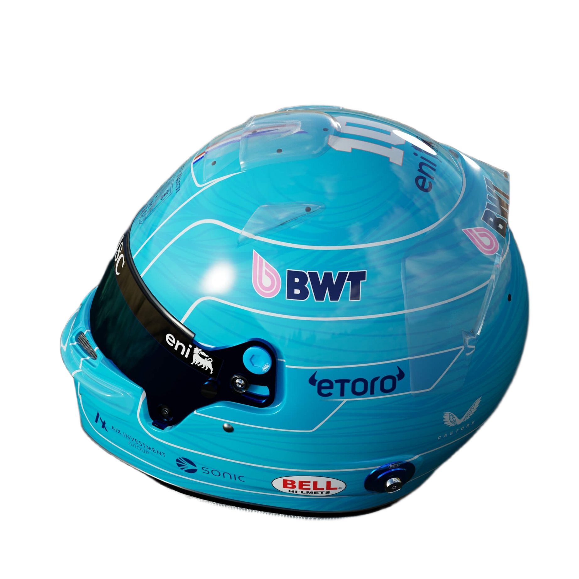 Handcrafted Pierre Gasly Inspired 2026 Racing Display Helmet – 1:1 Scale