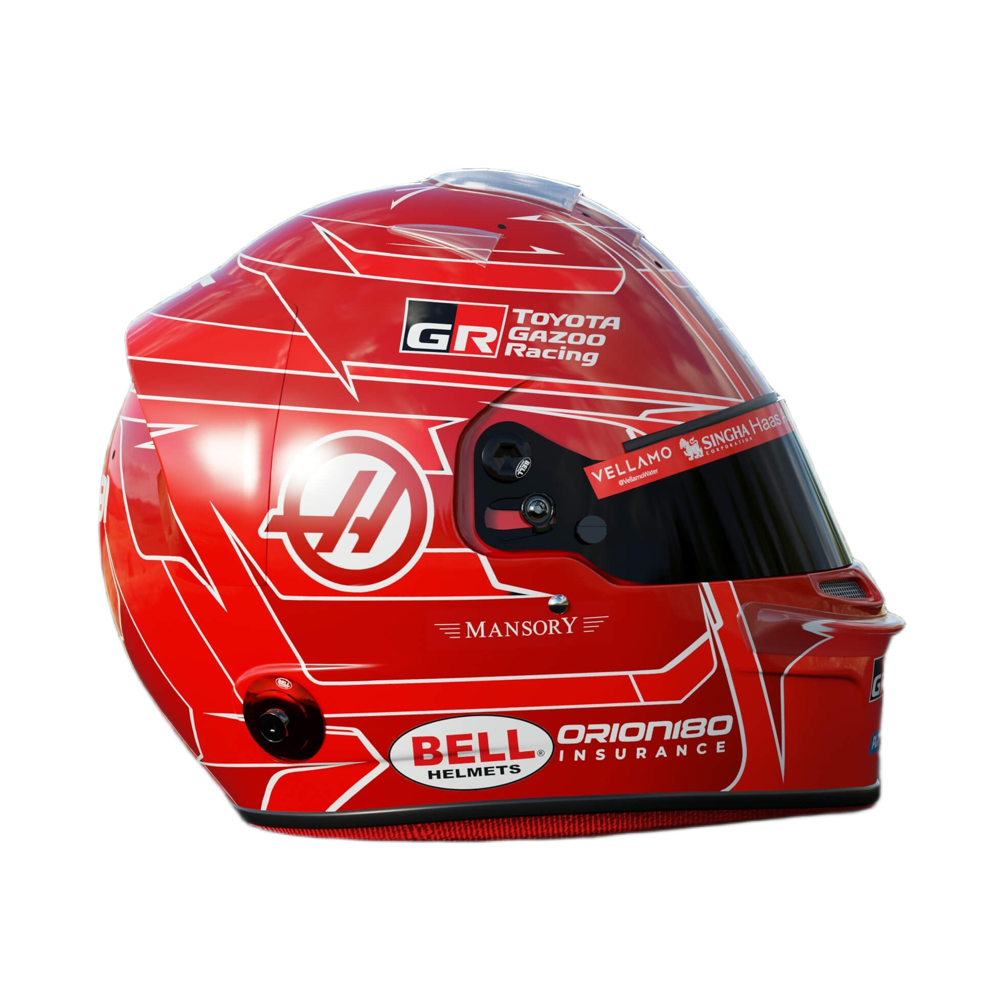 Handcrafted Esteban Ocon Inspired 2026 Racing Display Helmet – 1:1 Scale