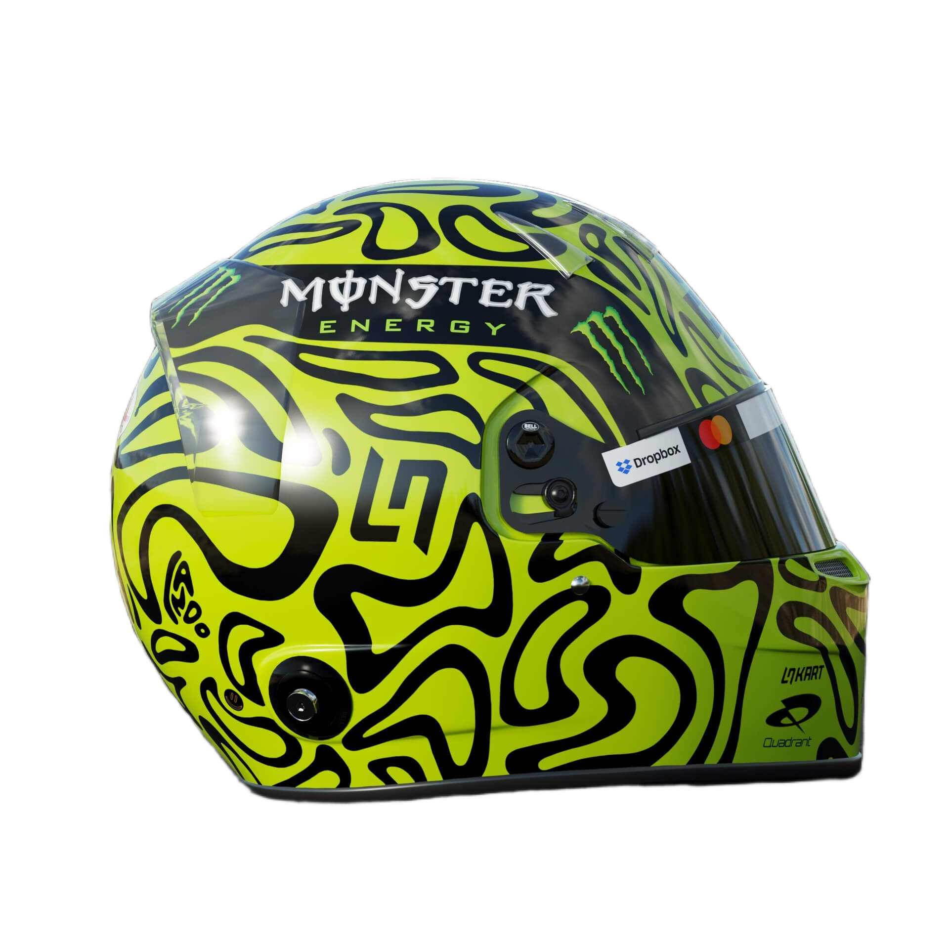 Handcrafted Lando Norris Inspired 2026 Racing Display Helmet – 1:1 Scale
