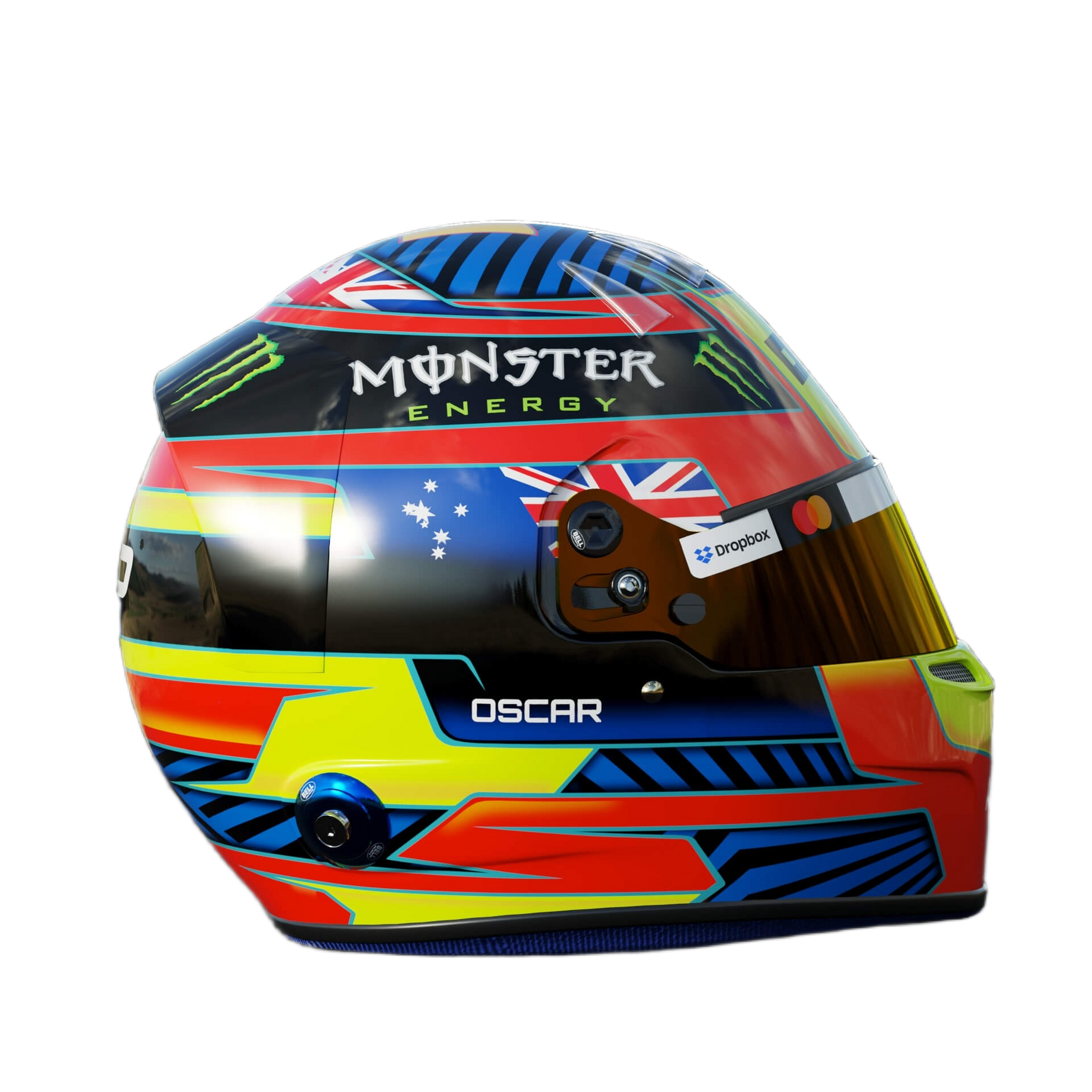 Handcrafted Oscar Piastri Inspired 2026 Racing Display Helmet – 1:1 Scale