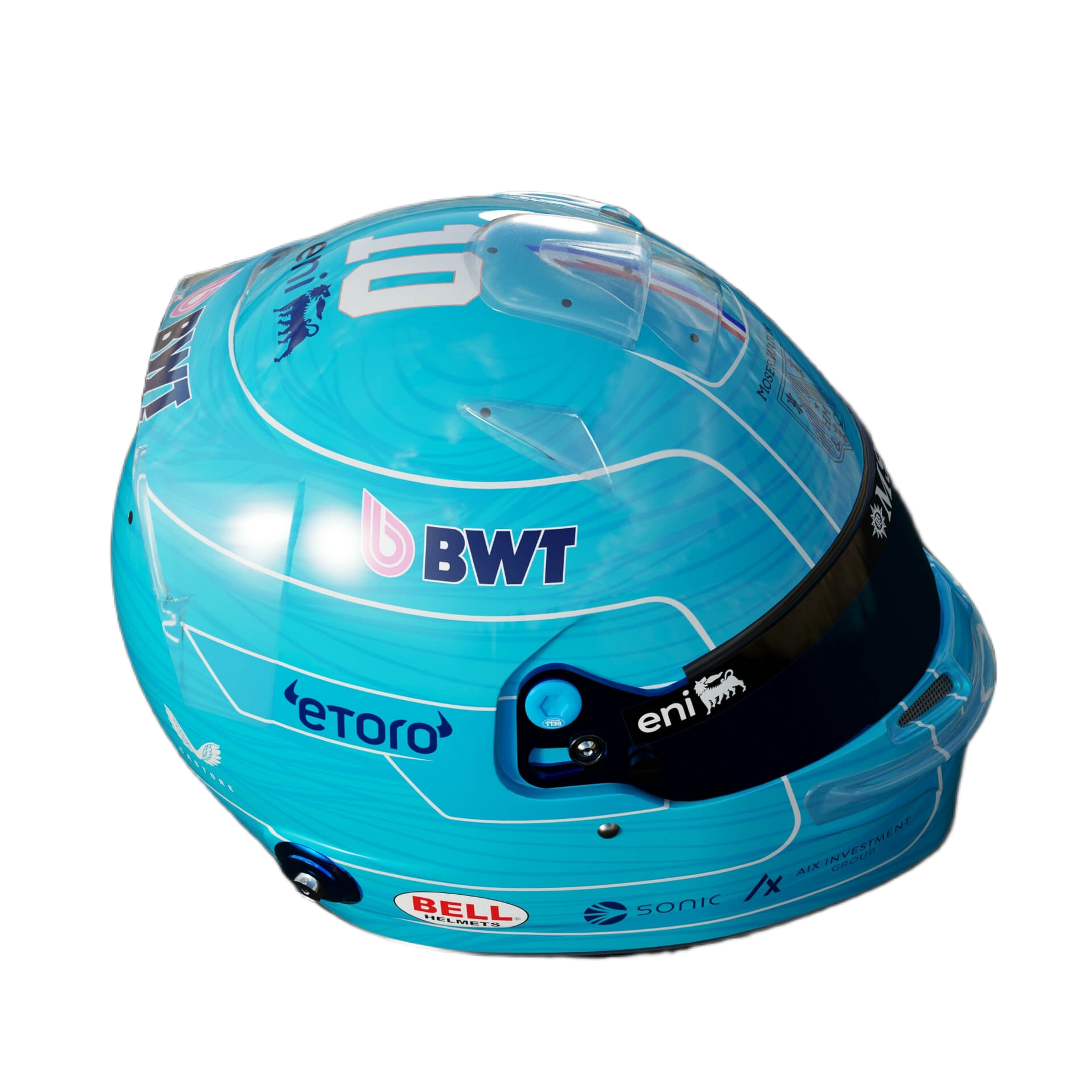 Handcrafted Pierre Gasly Inspired 2026 Racing Display Helmet – 1:1 Scale