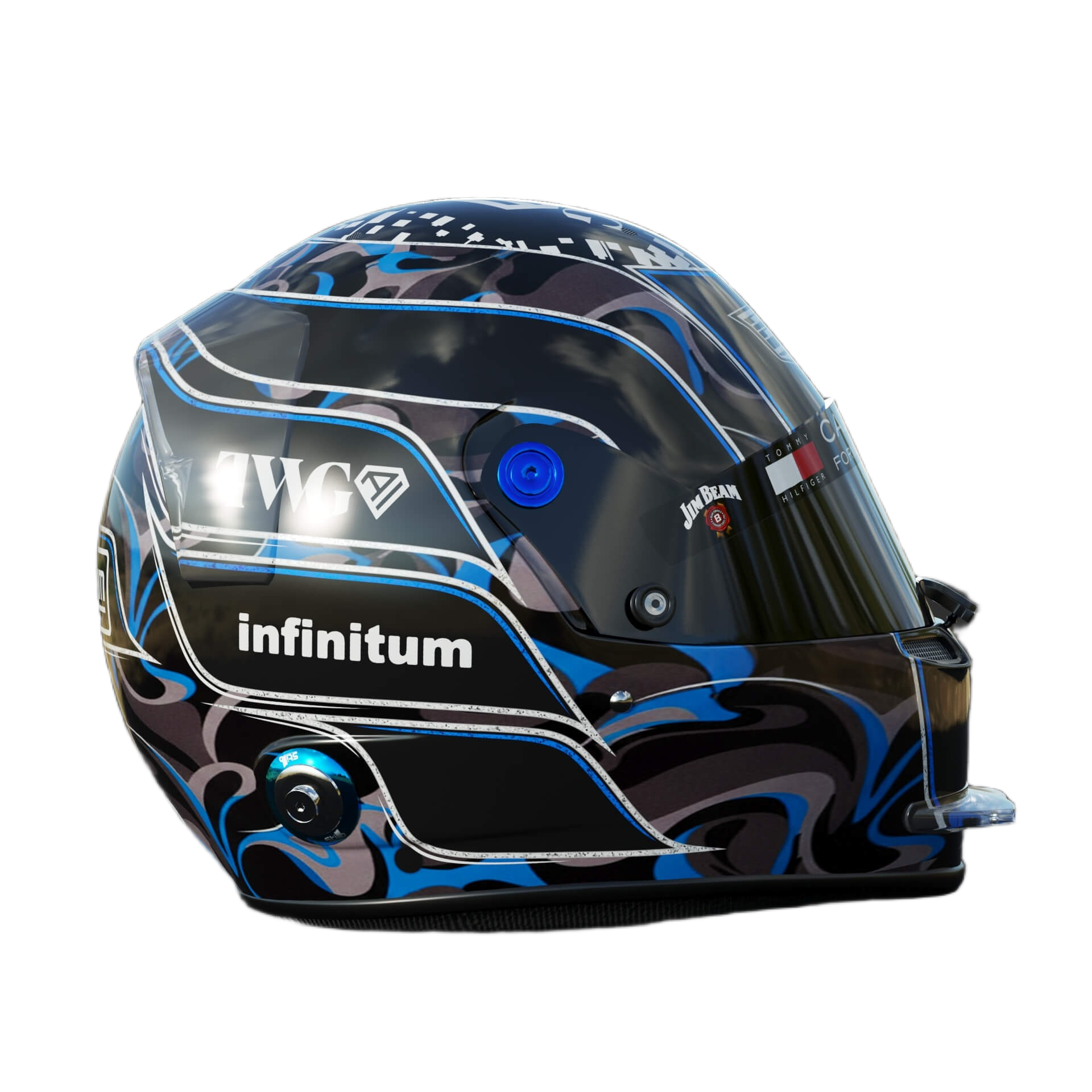 Handcrafted Valtteri Bottas Inspired 2026 Racing Display Helmet – 1:1 Scale