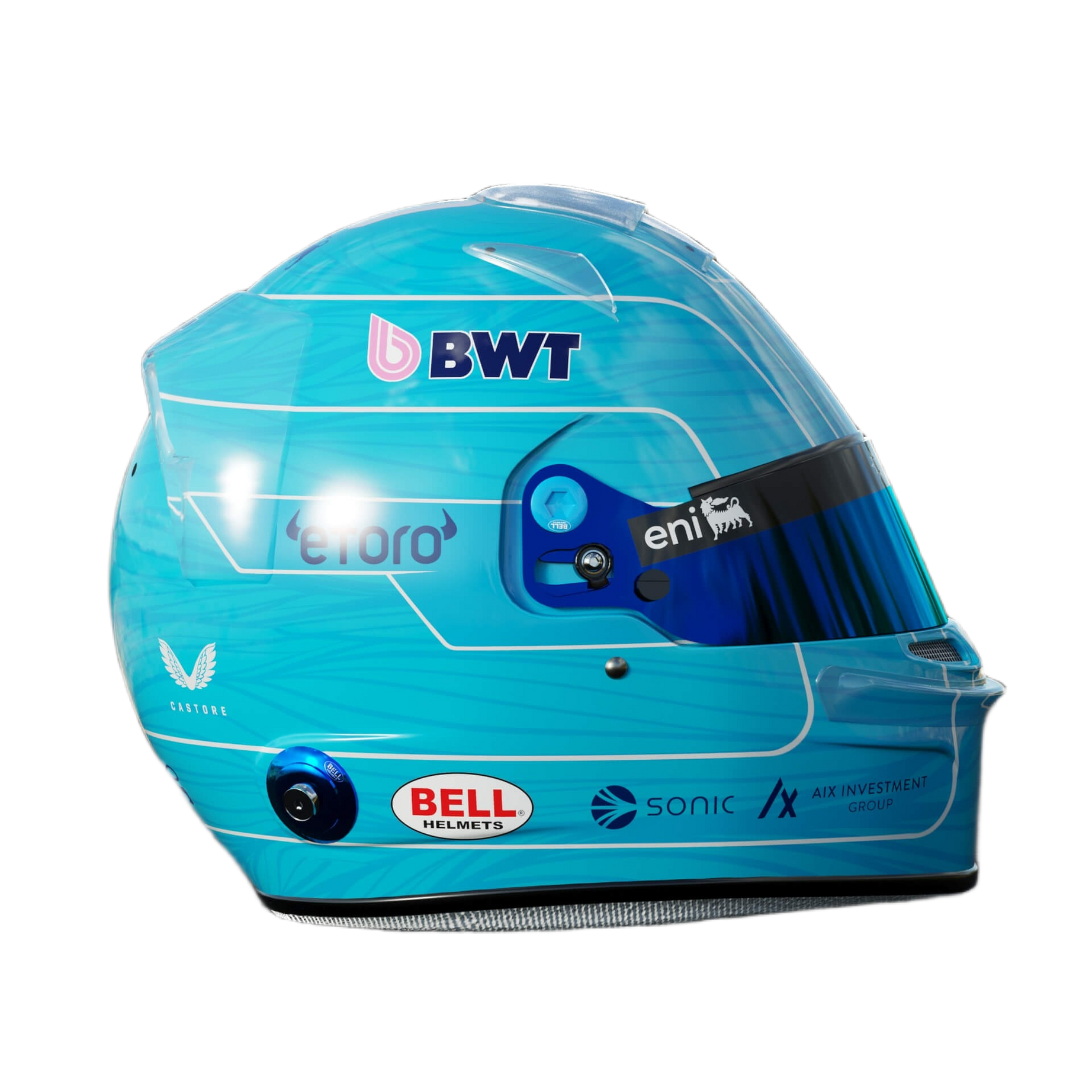 Handcrafted Pierre Gasly Inspired 2026 Racing Display Helmet – 1:1 Scale