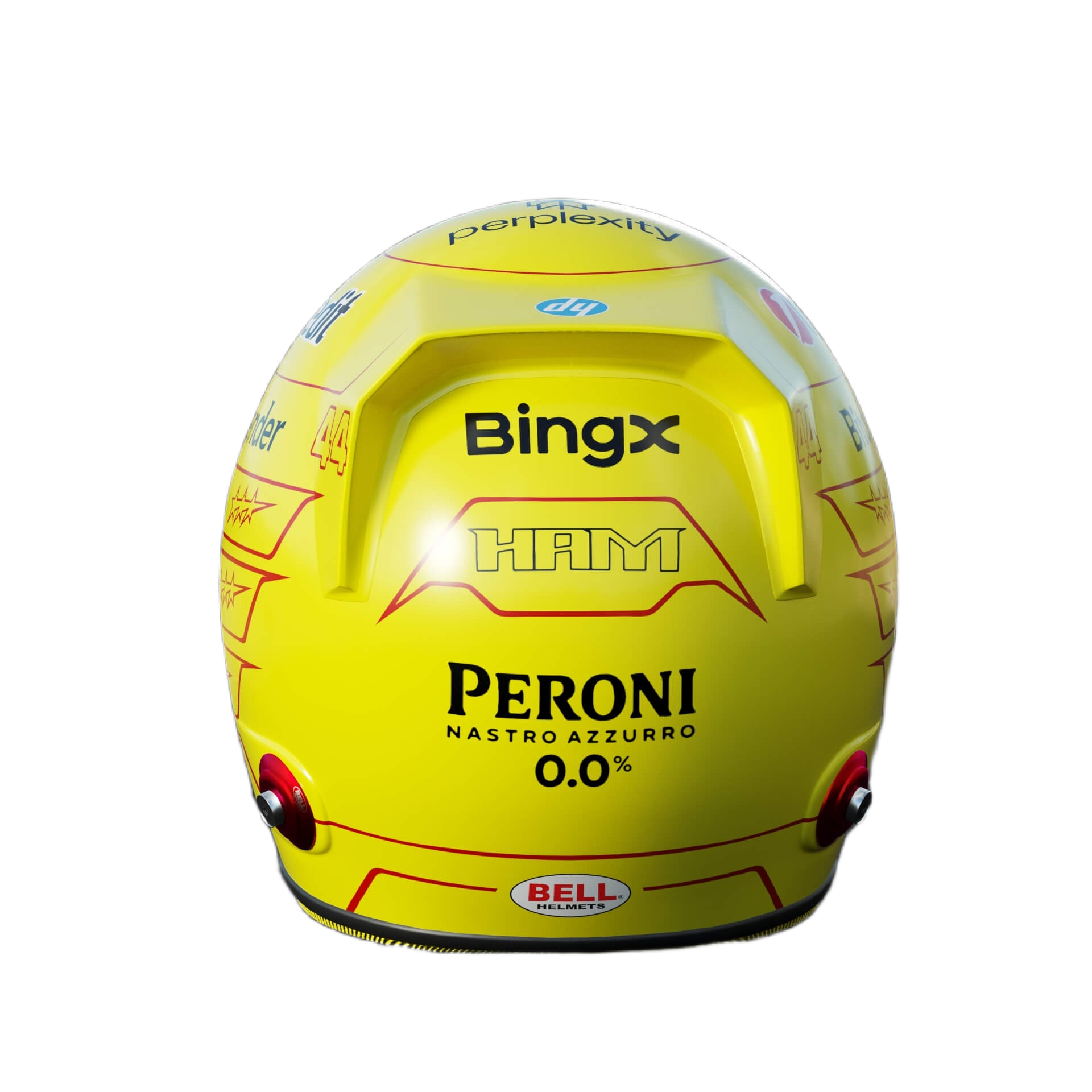 Handcrafted Lewis Hamilton Inspired 2026 Racing Display Helmet – 1:1 Scale