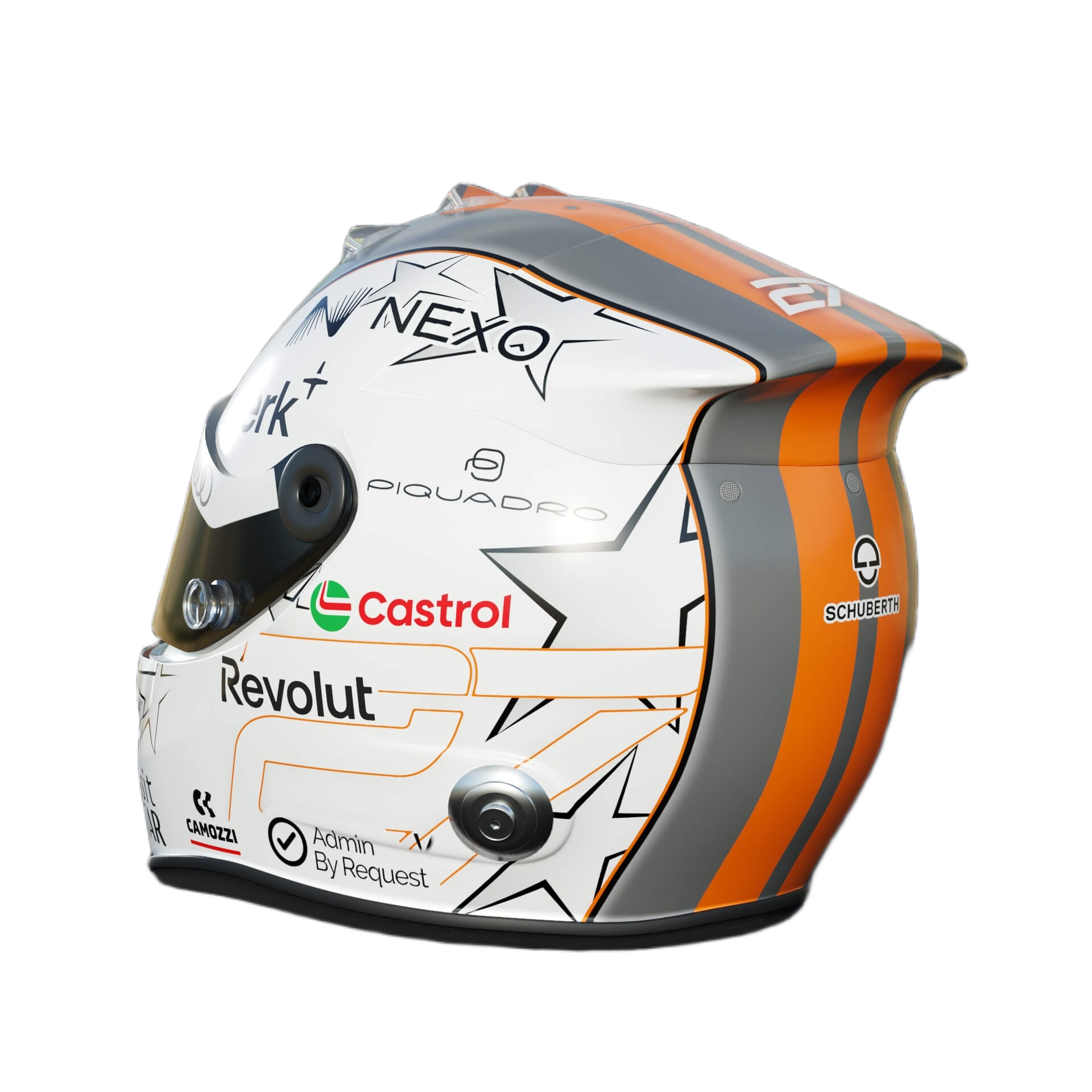 Handcrafted Nico Hulkenberg Inspired 2026 Racing Display Helmet – 1:1 Scale