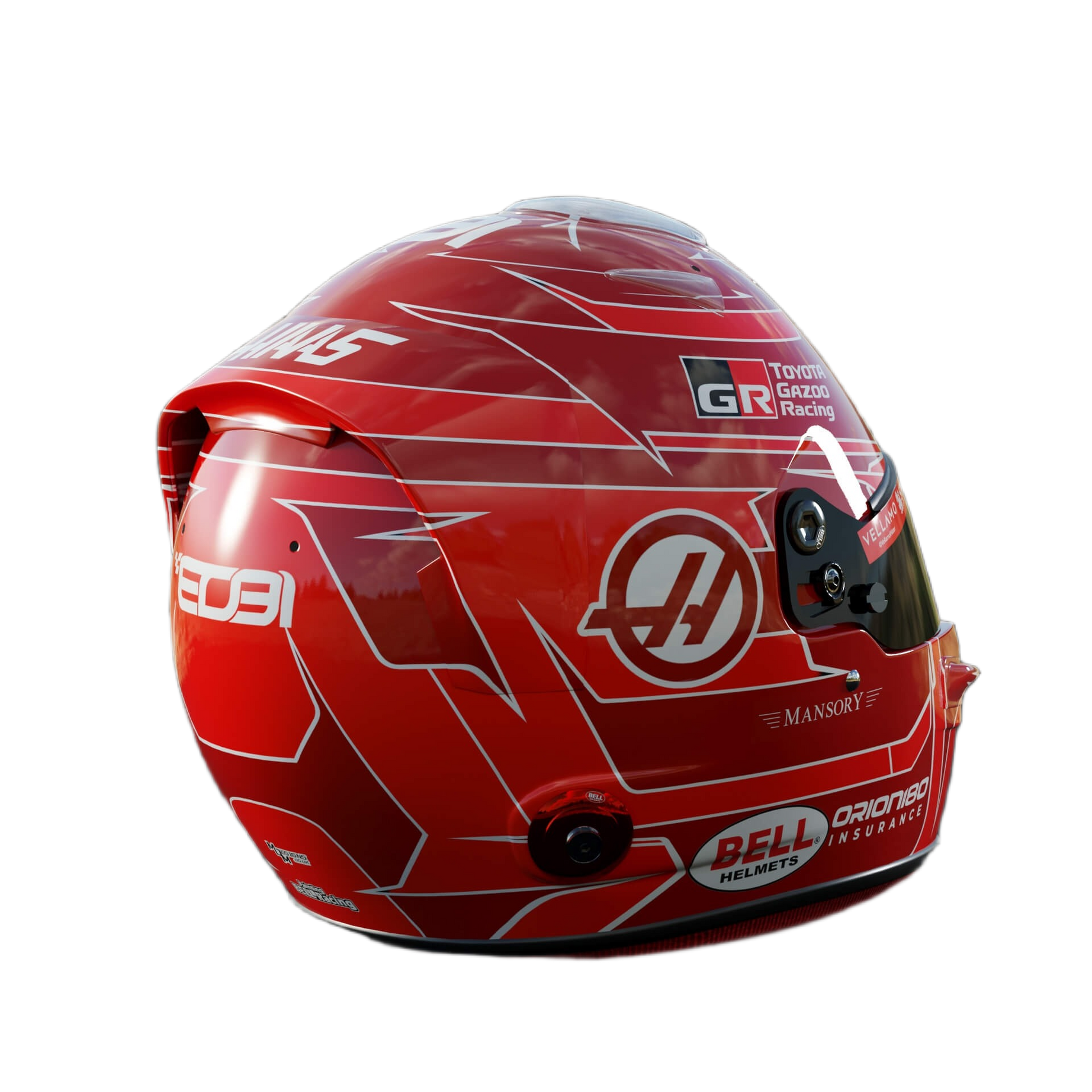 Handcrafted Esteban Ocon Inspired 2026 Racing Display Helmet – 1:1 Scale