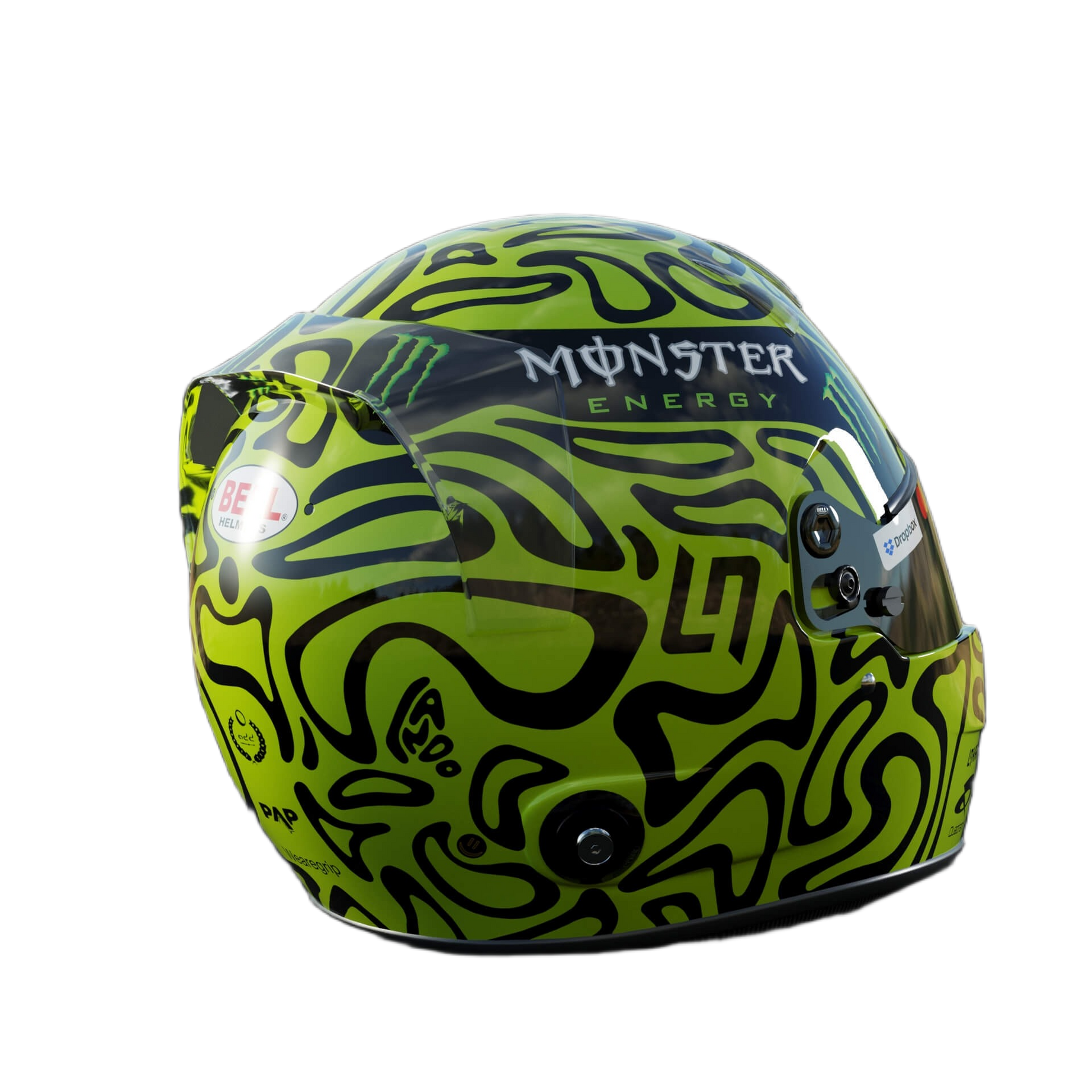 Handcrafted Lando Norris Inspired 2026 Racing Display Helmet – 1:1 Scale