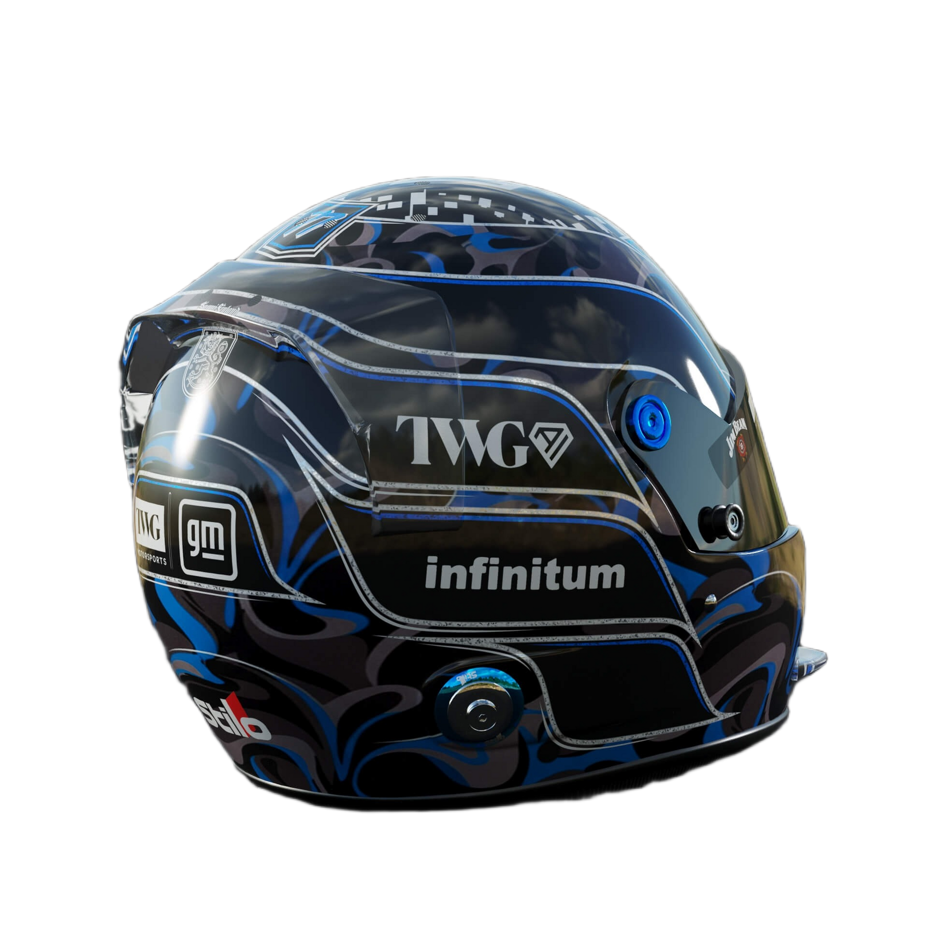 Handcrafted Valtteri Bottas Inspired 2026 Racing Display Helmet – 1:1 Scale