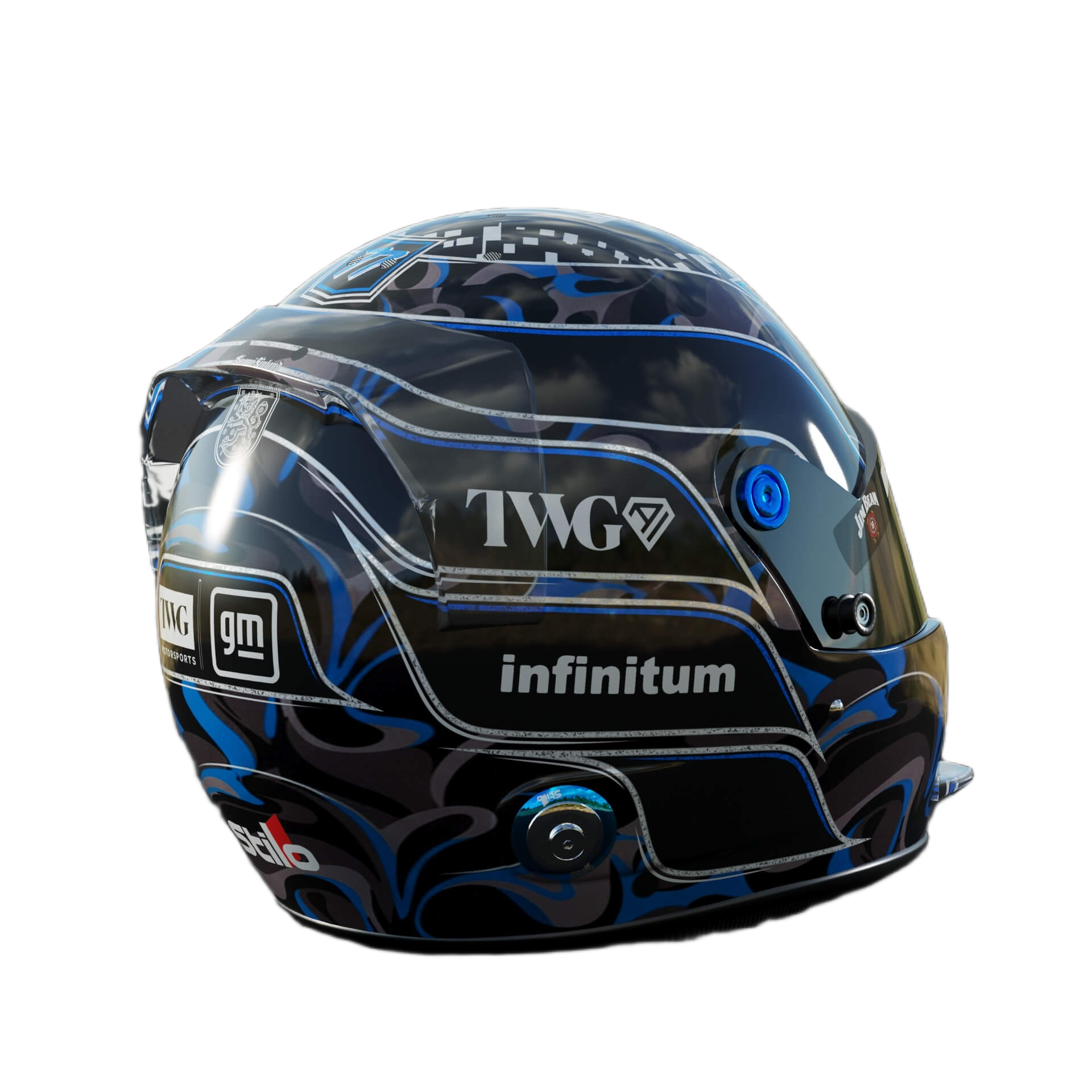 Handcrafted Valtteri Bottas Inspired 2026 Racing Display Helmet – 1:1 Scale