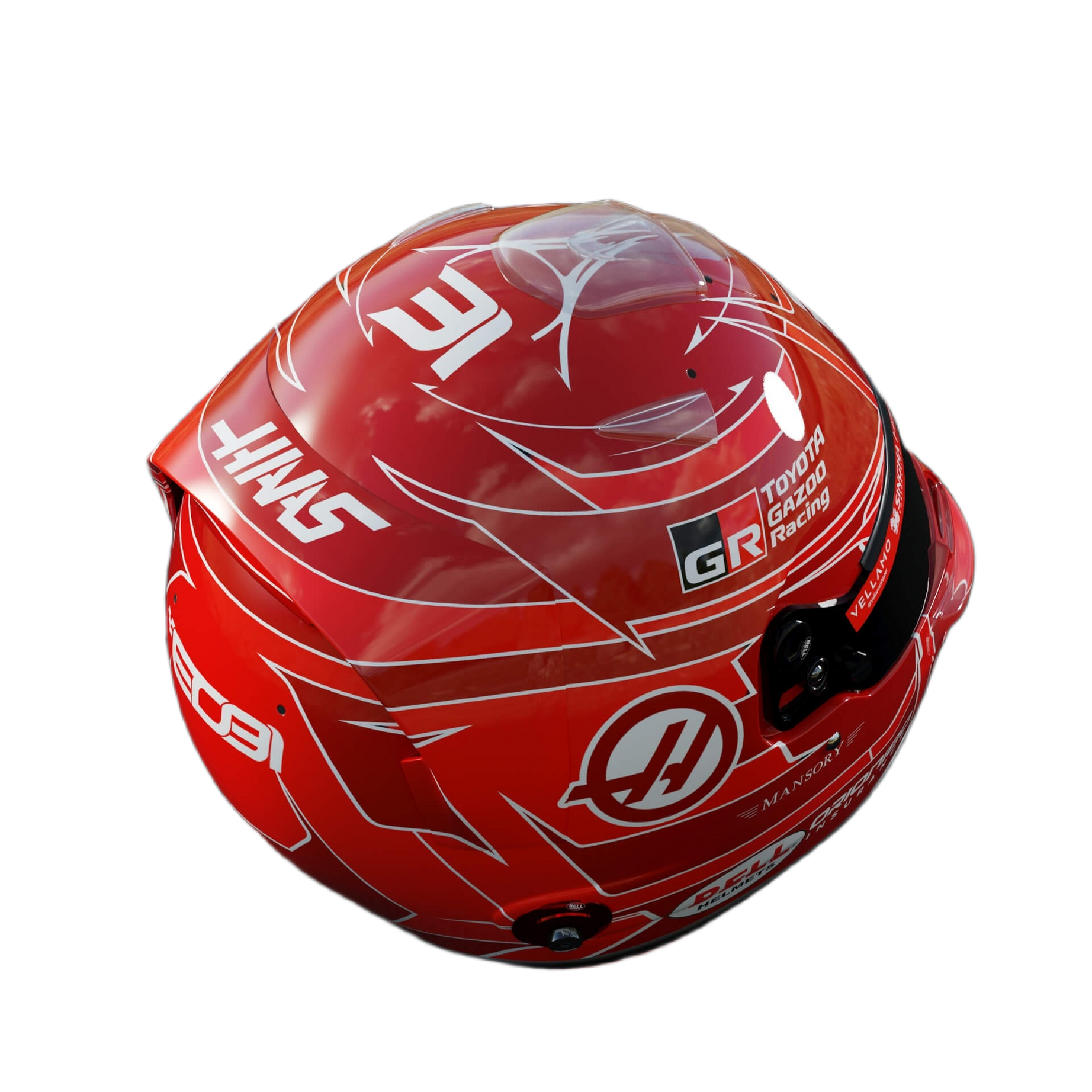 Handcrafted Esteban Ocon Inspired 2026 Racing Display Helmet – 1:1 Scale