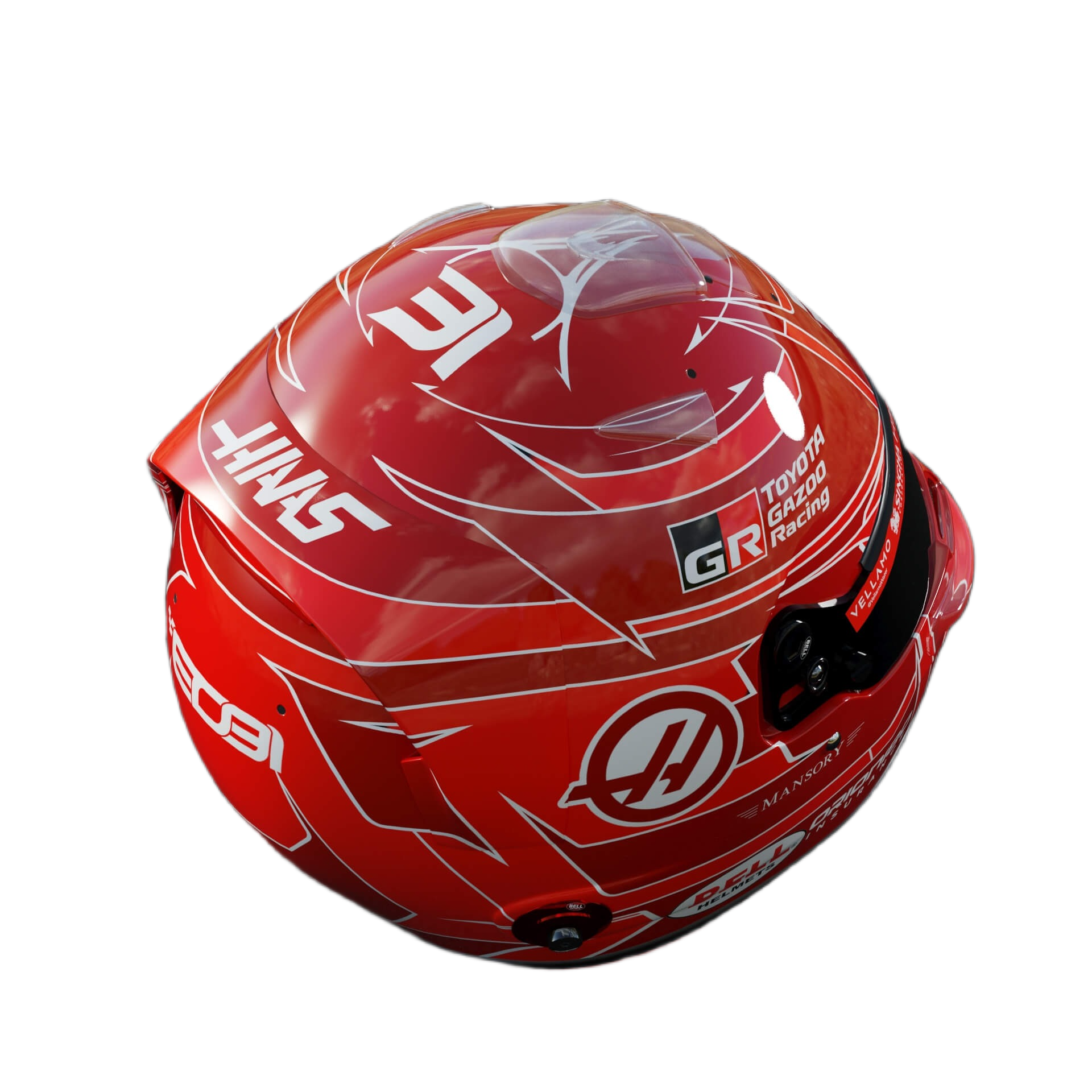 Handcrafted Esteban Ocon Inspired 2026 Racing Display Helmet – 1:1 Scale