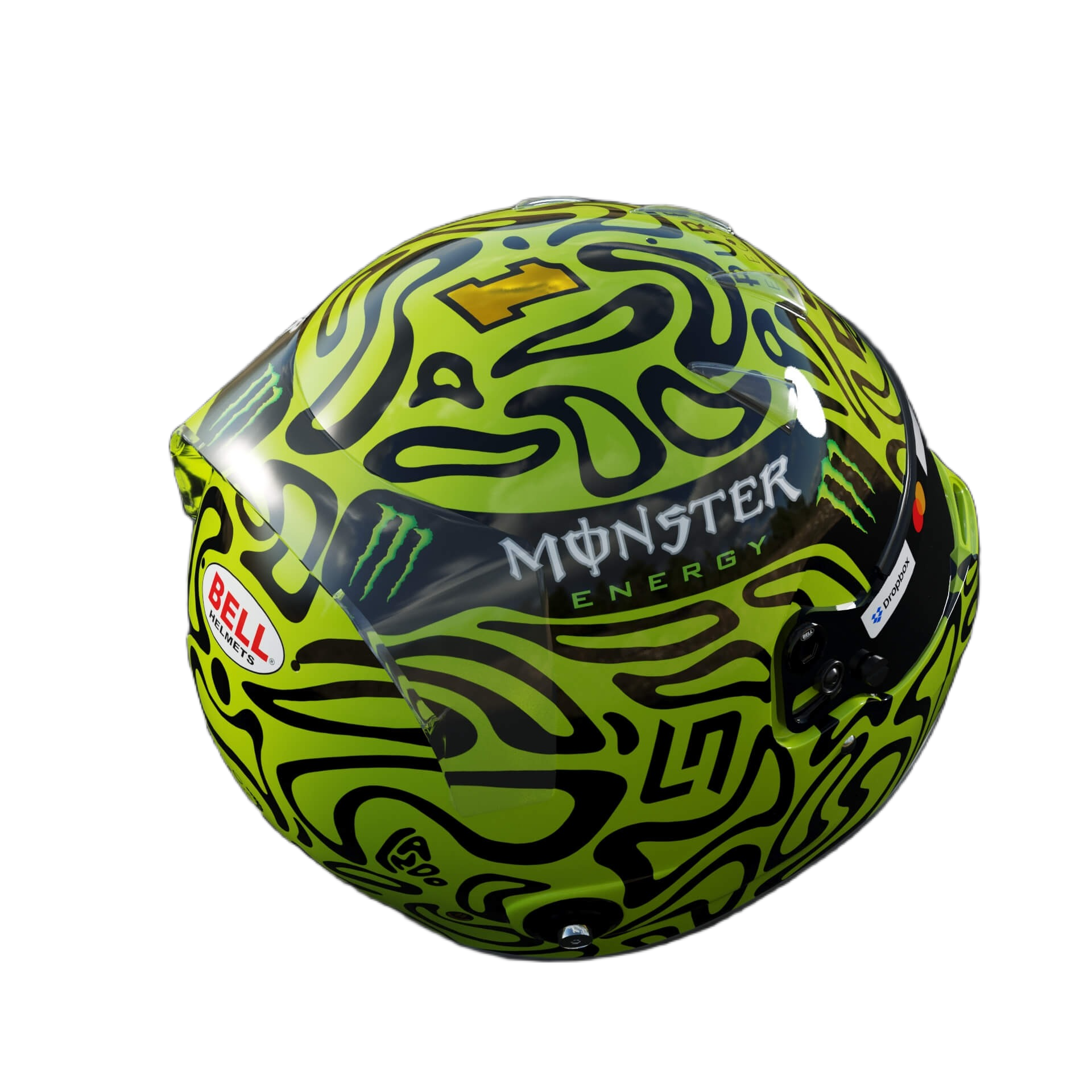 Handcrafted Lando Norris Inspired 2026 Racing Display Helmet – 1:1 Scale