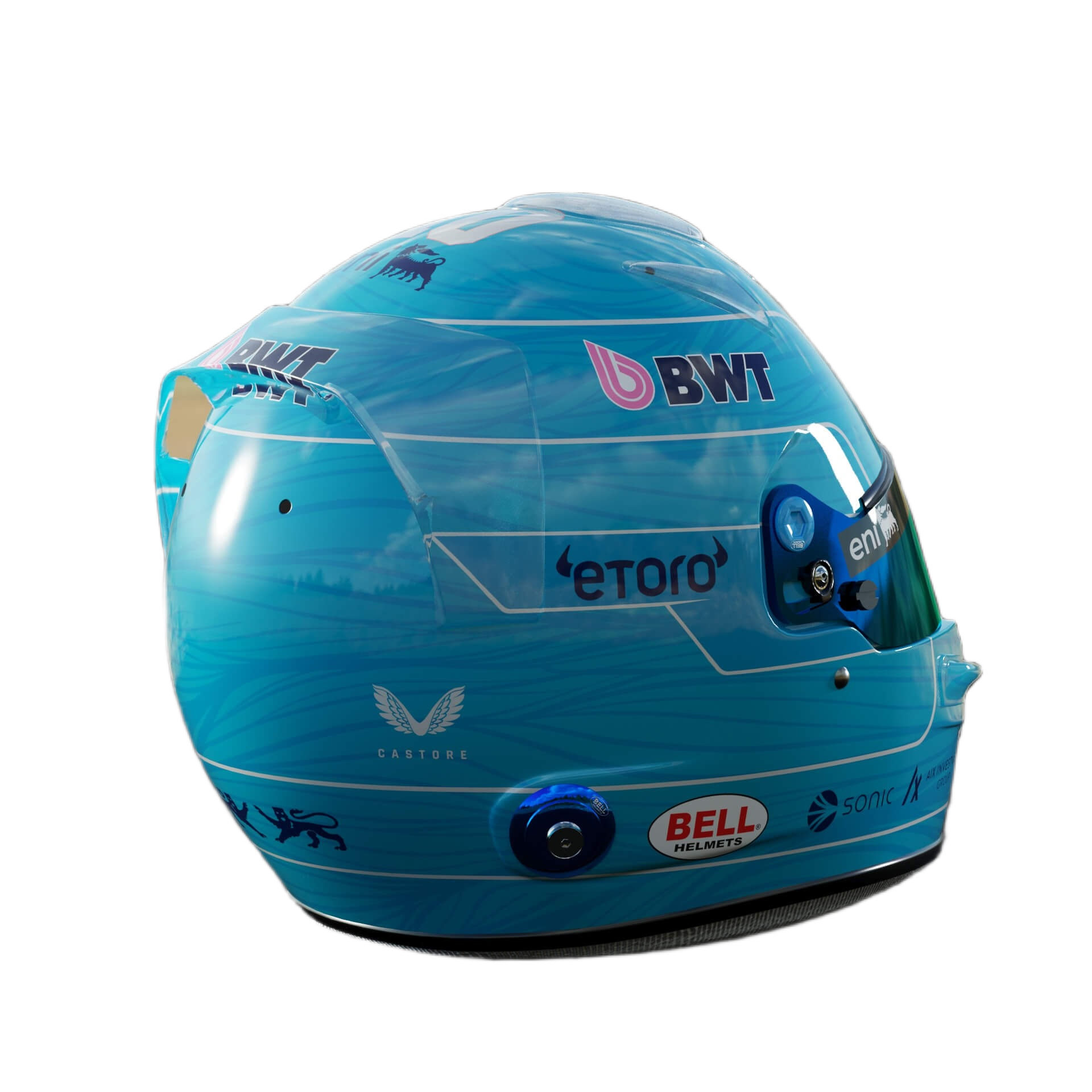 Handcrafted Pierre Gasly Inspired 2026 Racing Display Helmet – 1:1 Scale