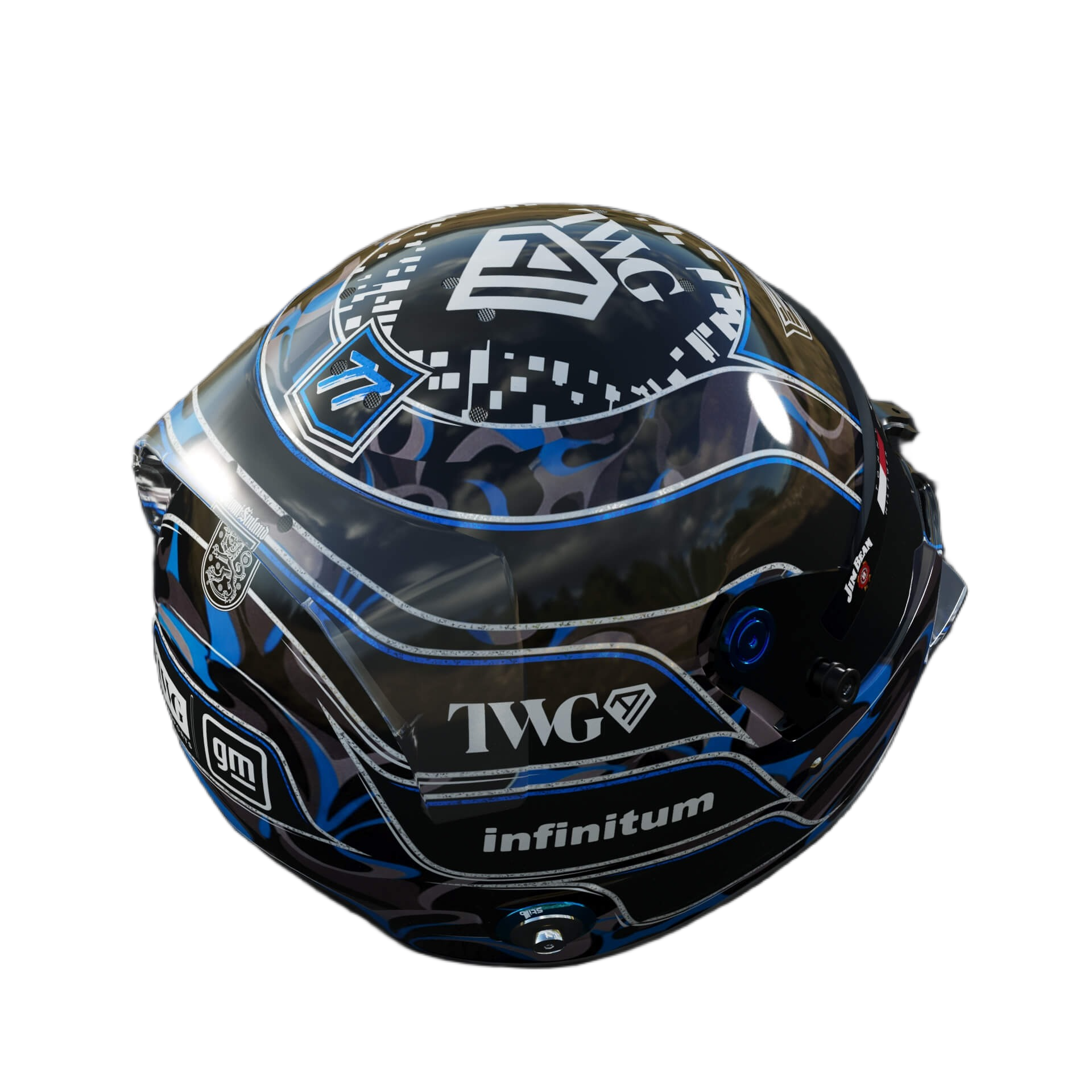 Handcrafted Valtteri Bottas Inspired 2026 Racing Display Helmet – 1:1 Scale
