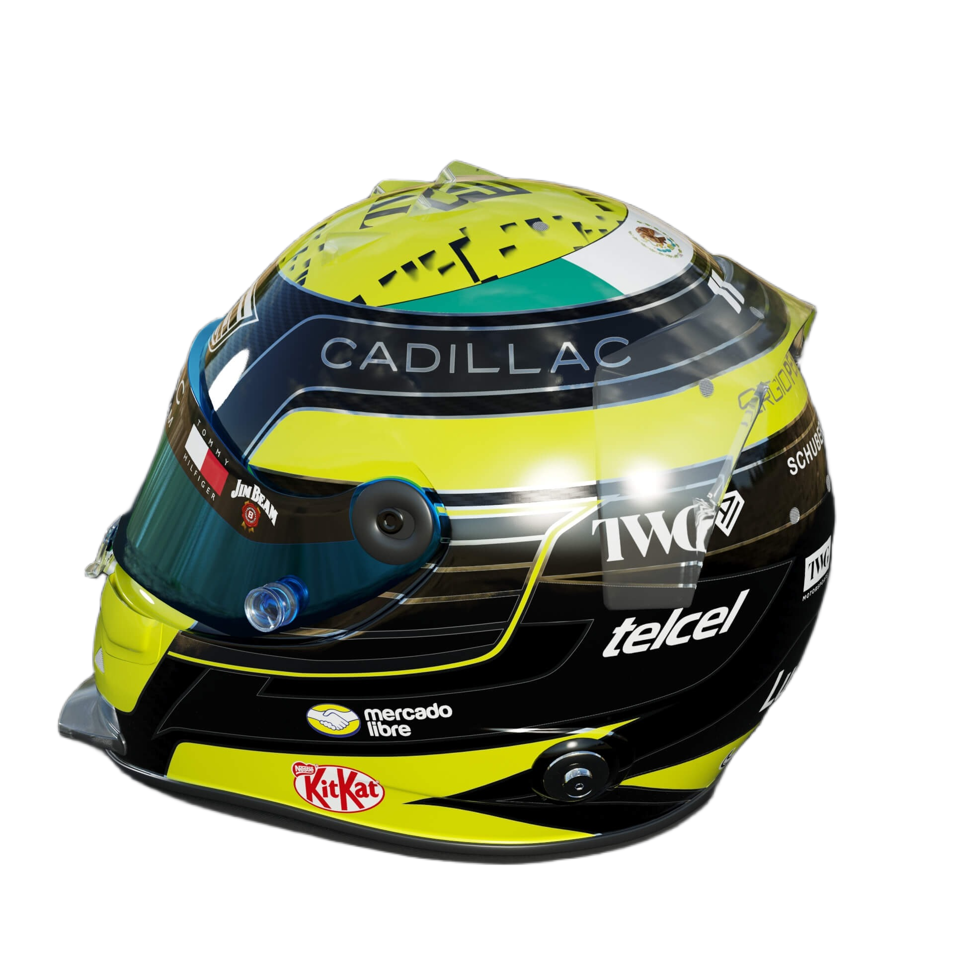 Handcrafted Sergio Perez Inspired 2026 Racing Display Helmet – 1:1 Scale