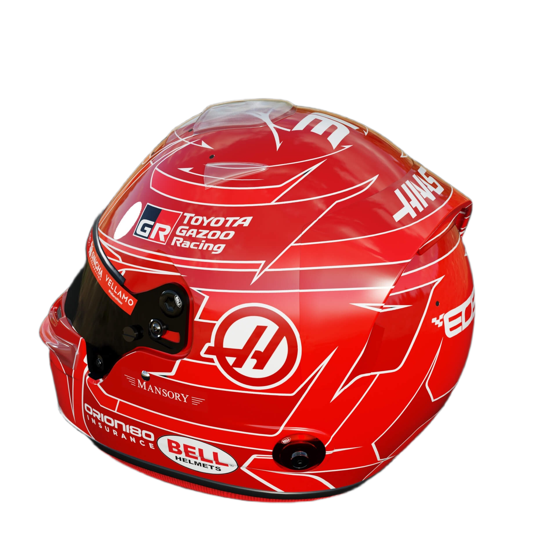 Handcrafted Esteban Ocon Inspired 2026 Racing Display Helmet – 1:1 Scale