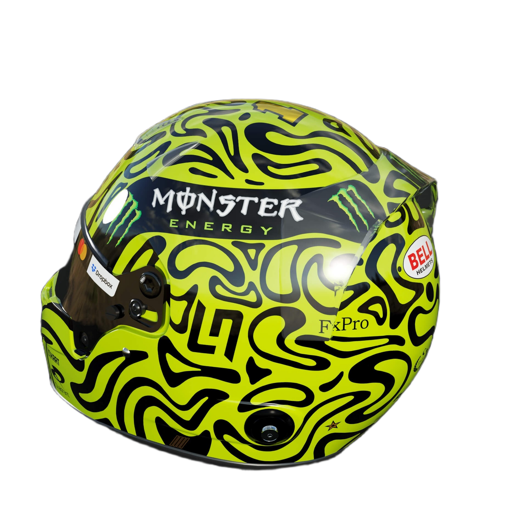 Handcrafted Lando Norris Inspired 2026 Racing Display Helmet – 1:1 Scale