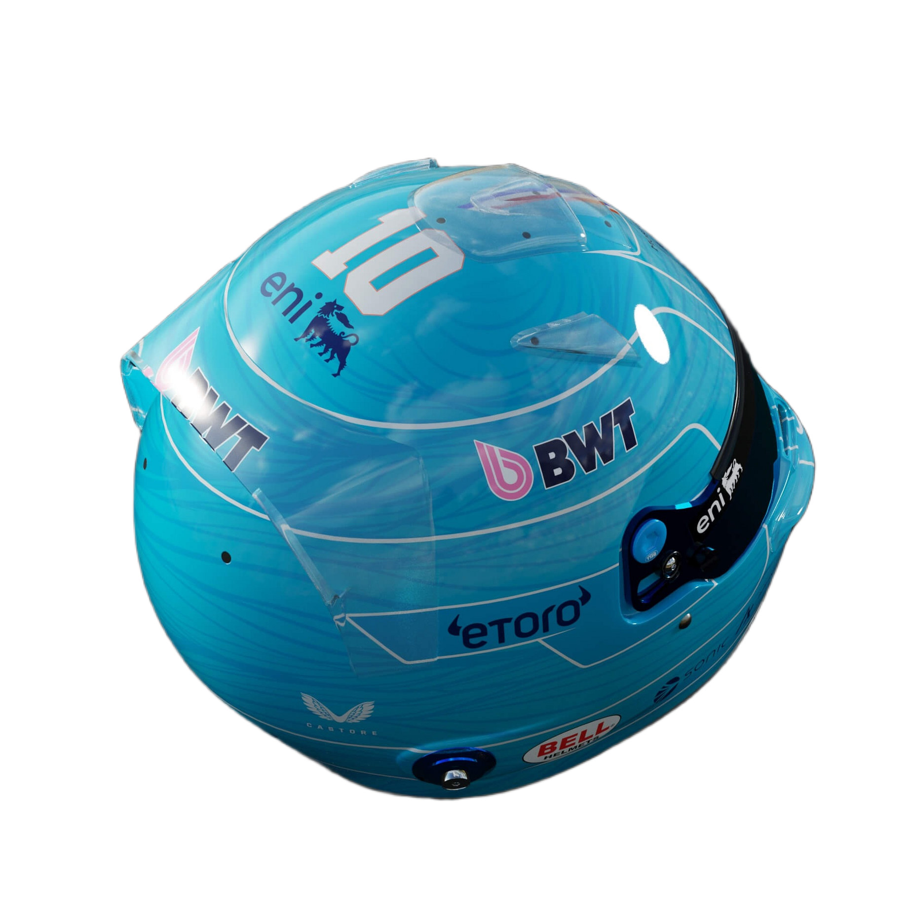 Handcrafted Pierre Gasly Inspired 2026 Racing Display Helmet – 1:1 Scale
