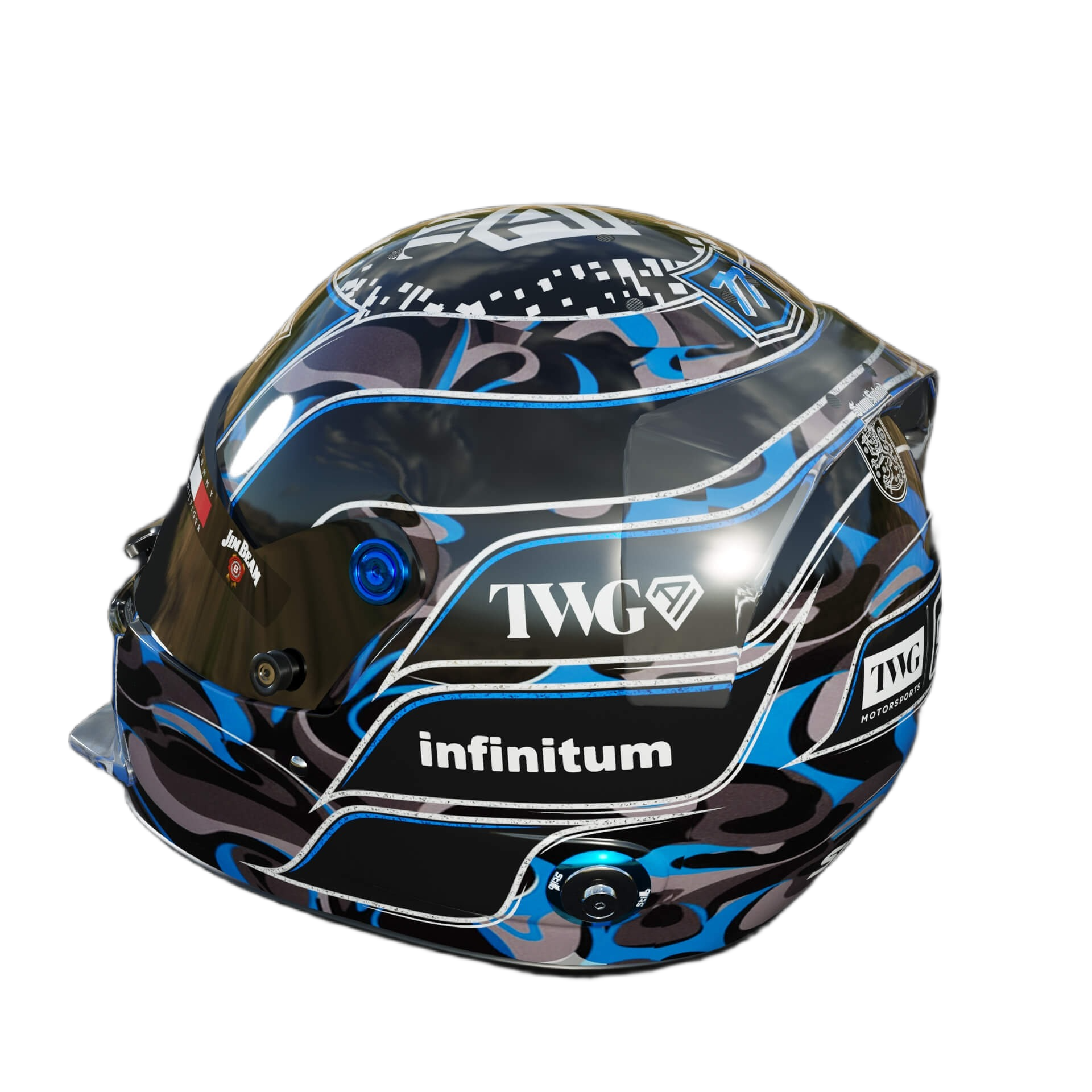 Handcrafted Valtteri Bottas Inspired 2026 Racing Display Helmet – 1:1 Scale