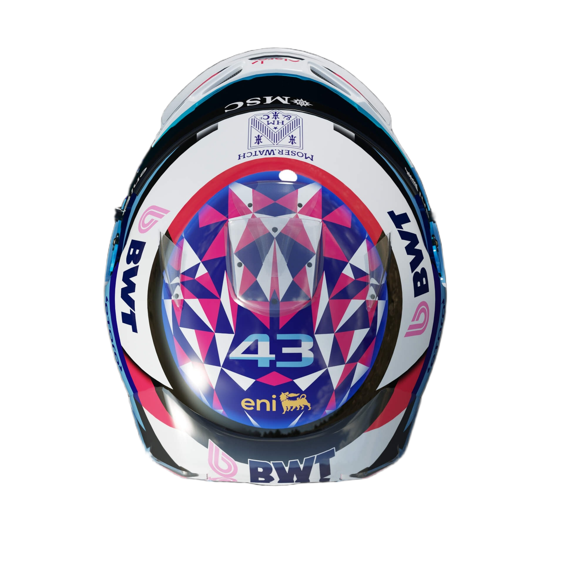 Handcrafted Franco Colapinto Inspired 2026 Racing Display Helmet – 1:1 Scale