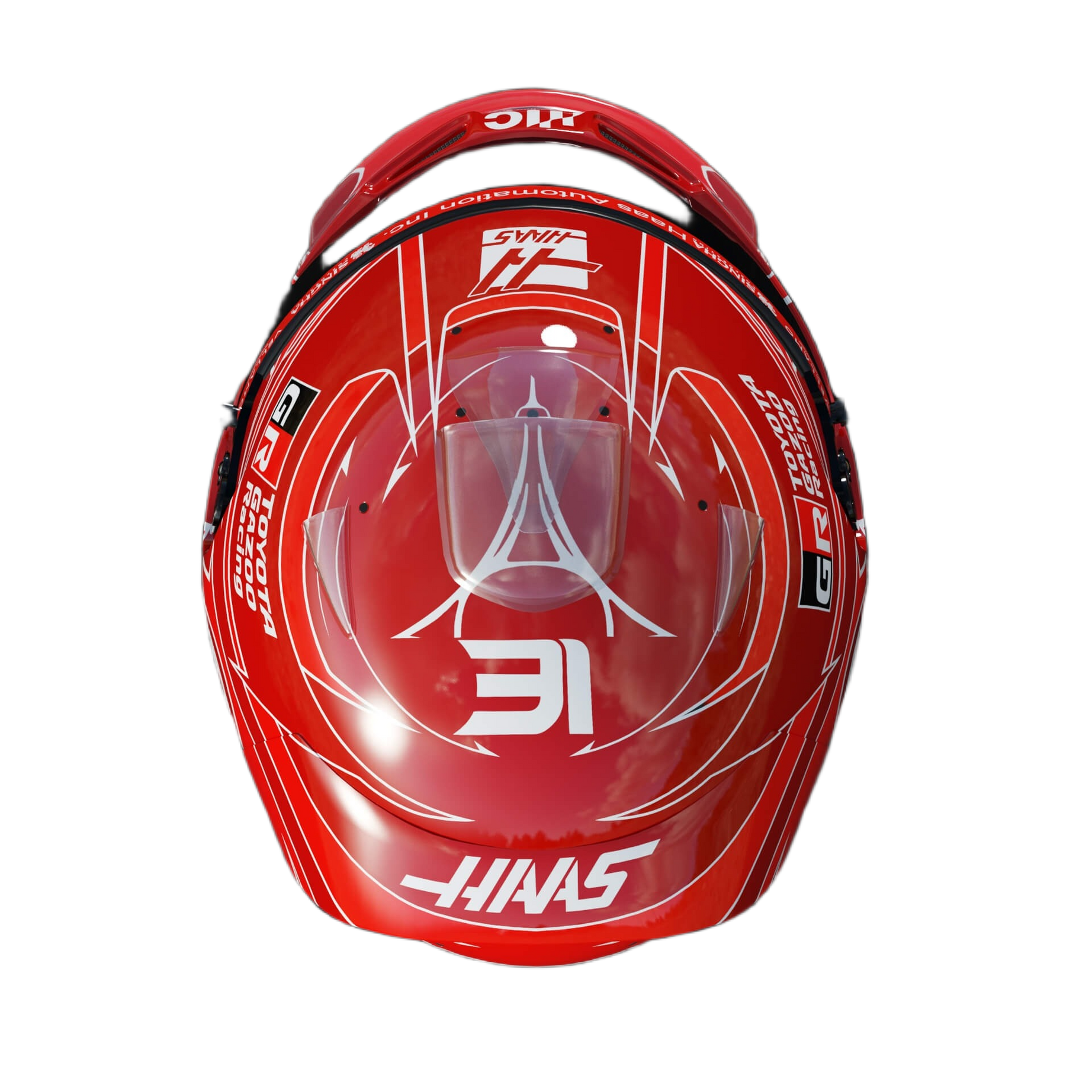 Handcrafted Esteban Ocon Inspired 2026 Racing Display Helmet – 1:1 Scale